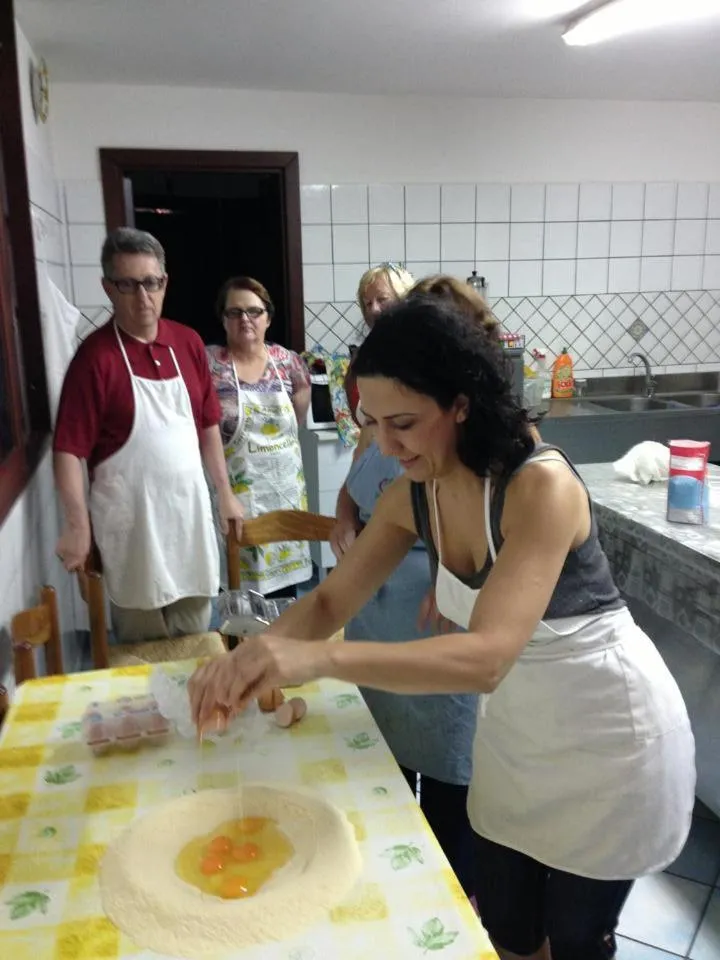 group of guests in Nido Degli Dei