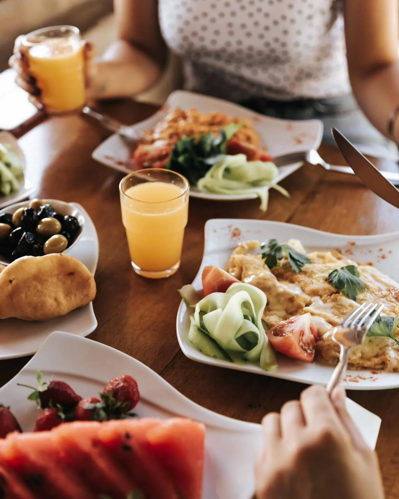 Food close-up in Seki Cave Suites