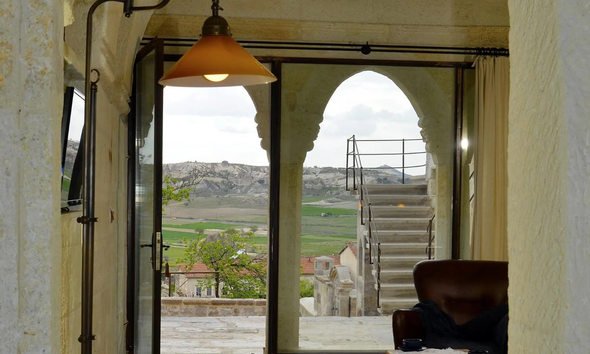 Natural landscape in Seki Cave Suites