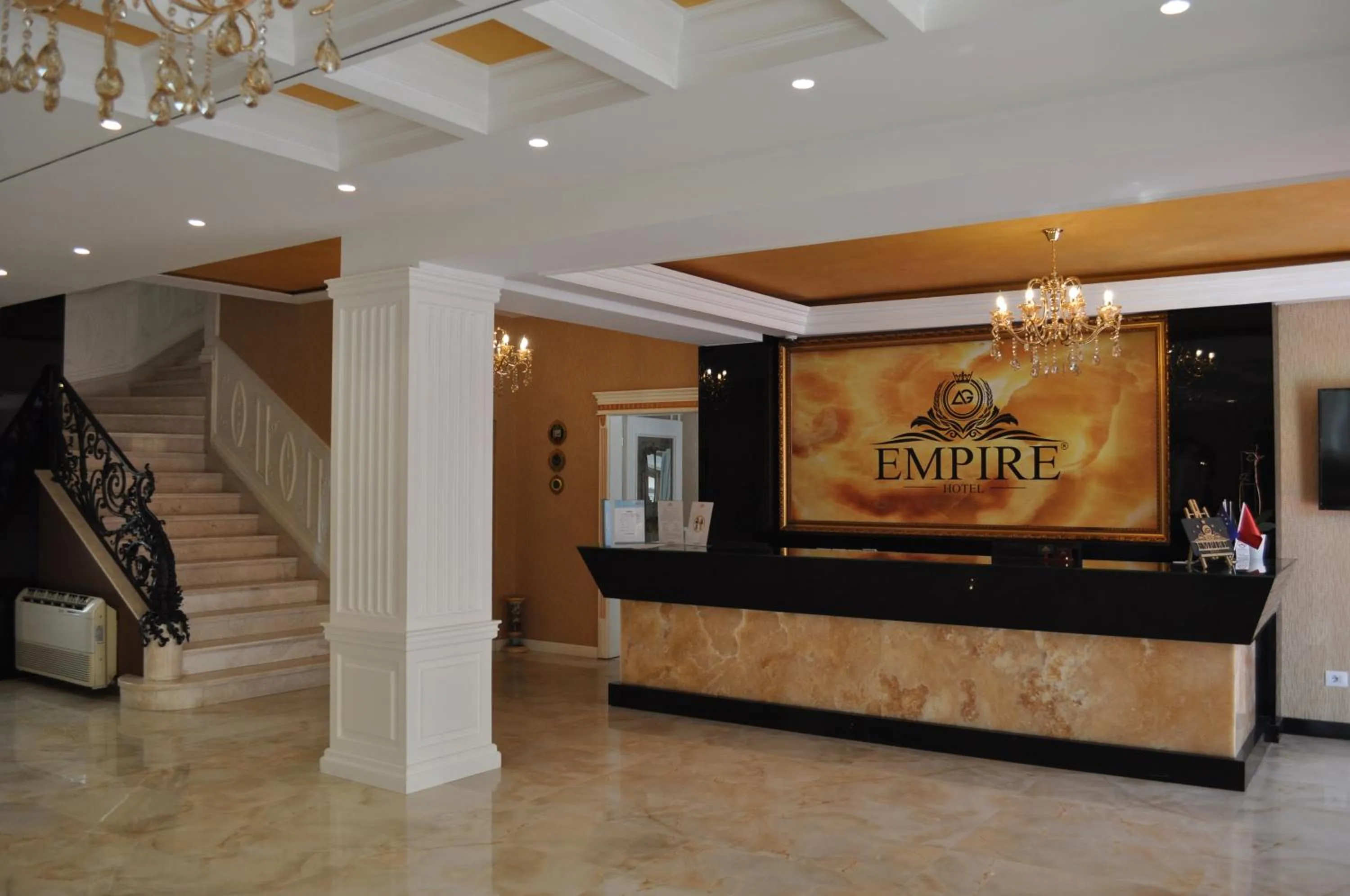 Property logo or sign in Hotel Empire Albania
