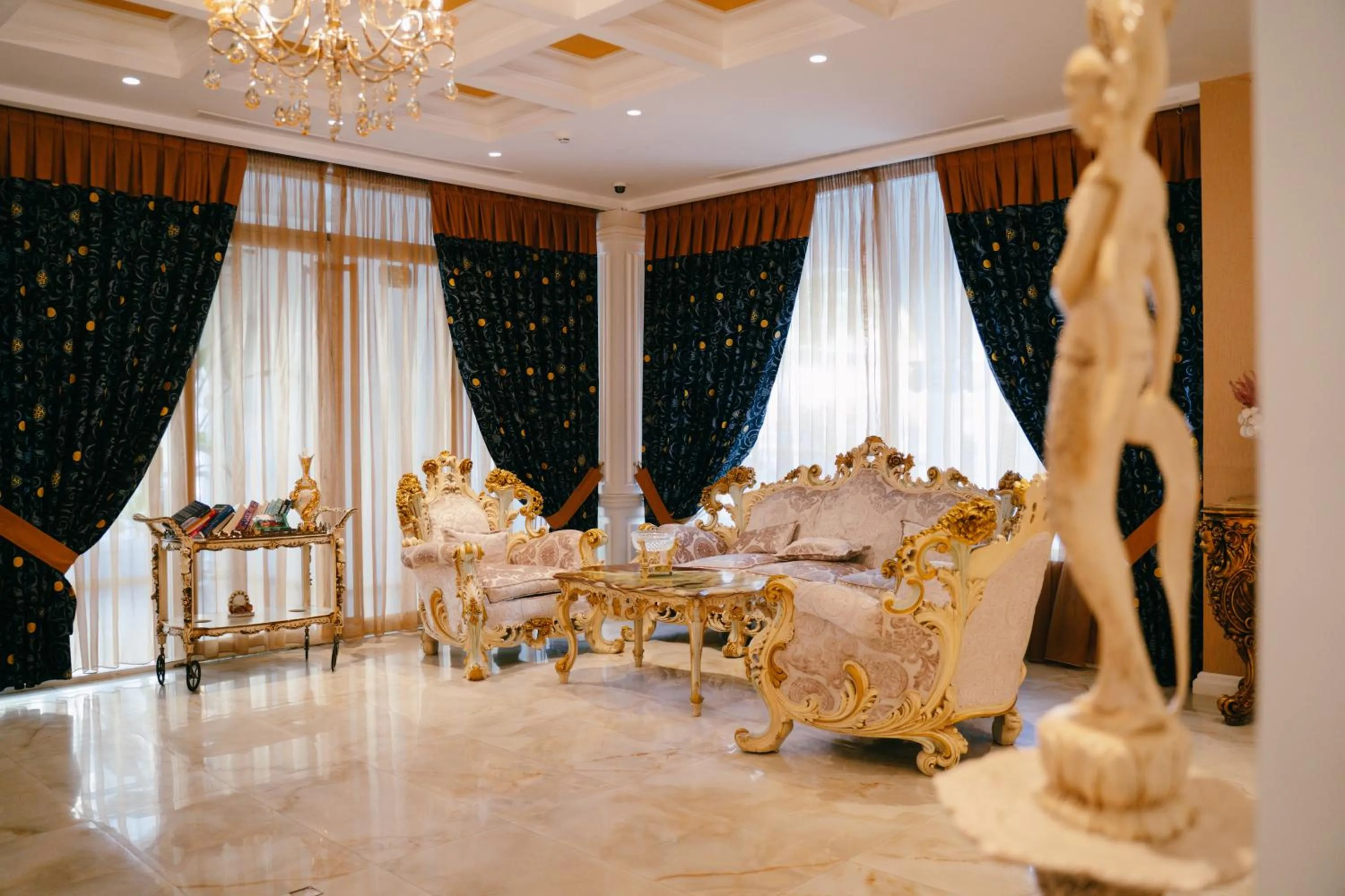 Living room in Hotel Empire Albania