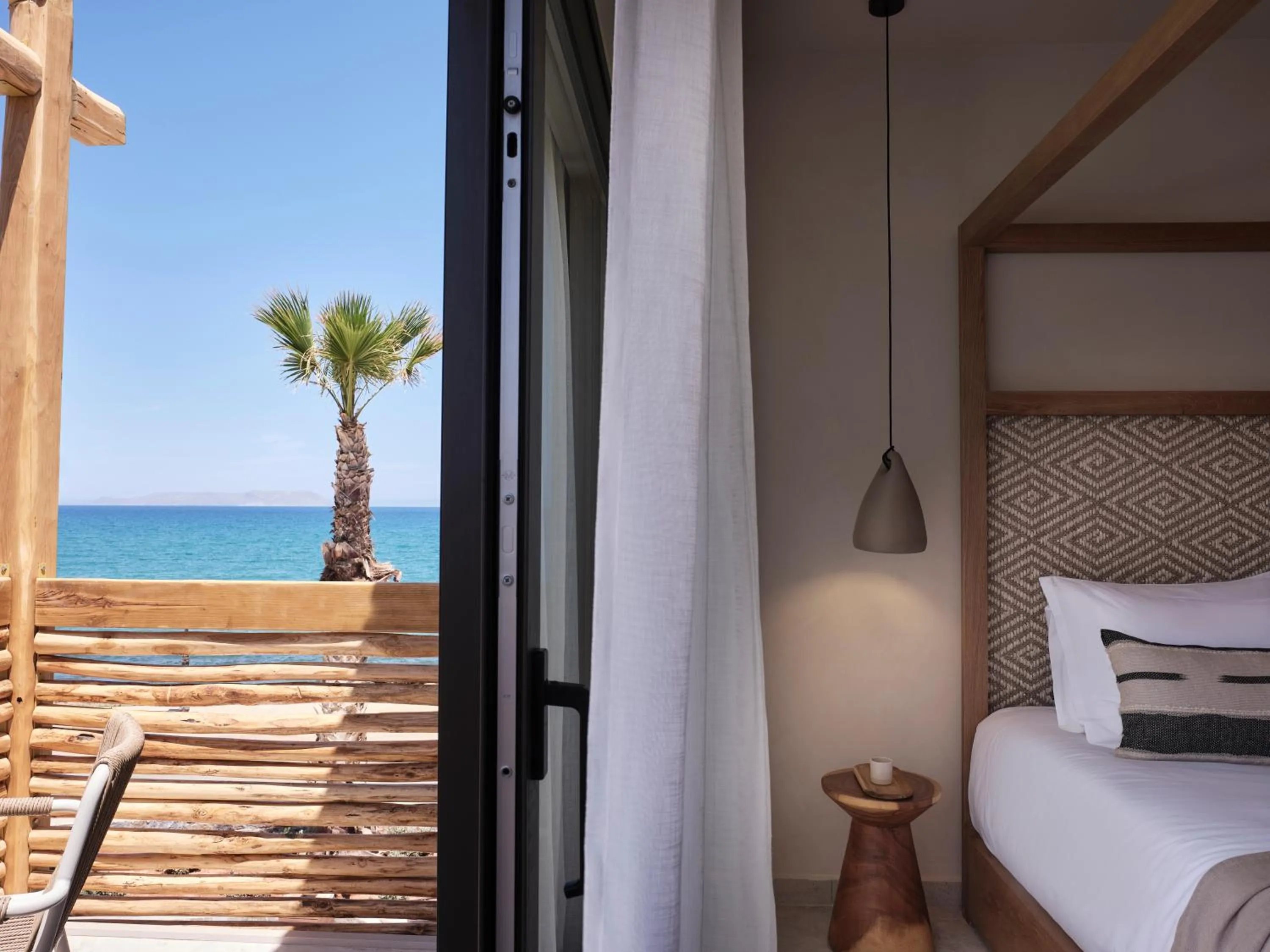 Bed in Stella Blue Seaside Resort