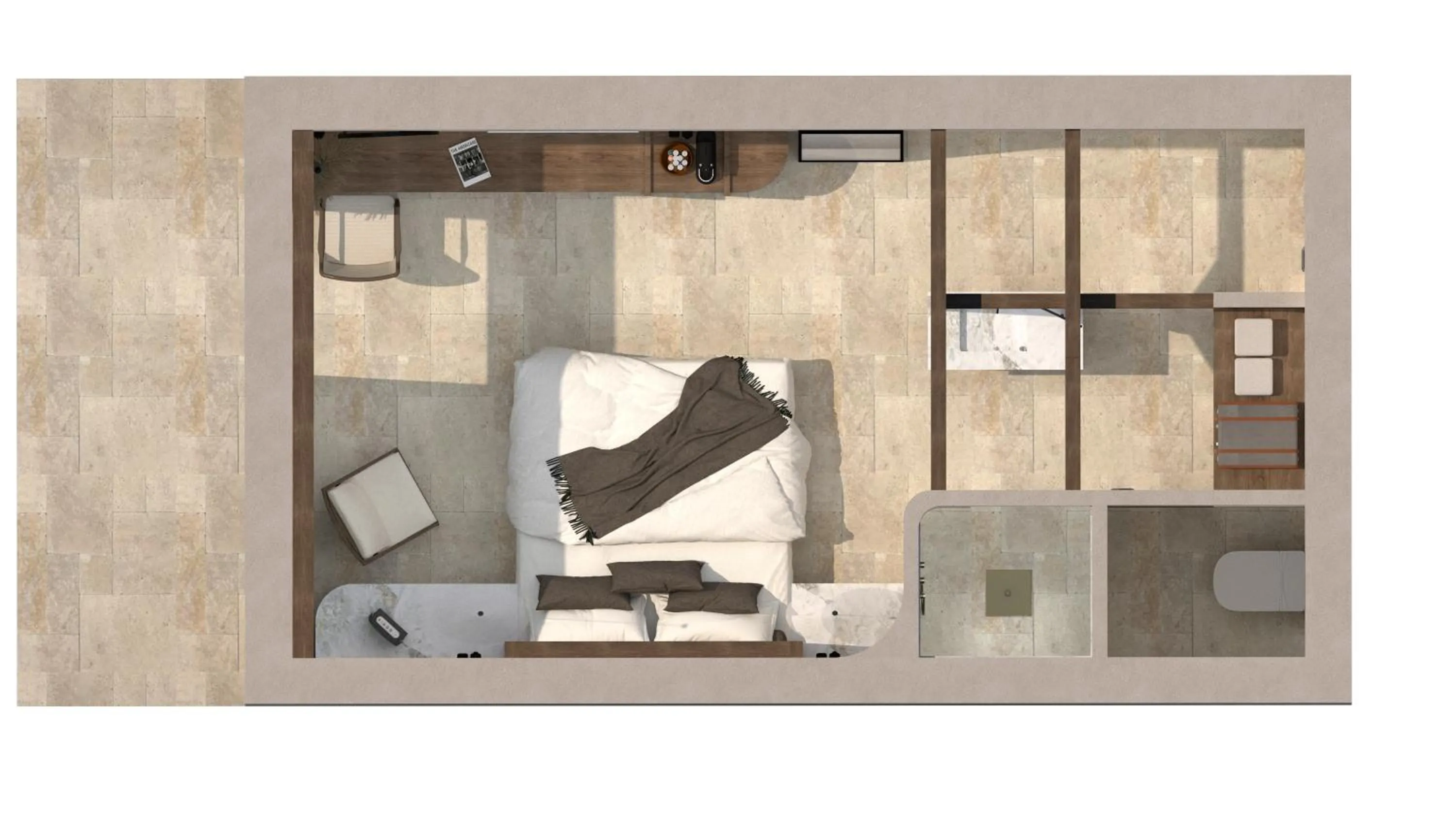 Floor plan in Stella Blue Seaside Resort
