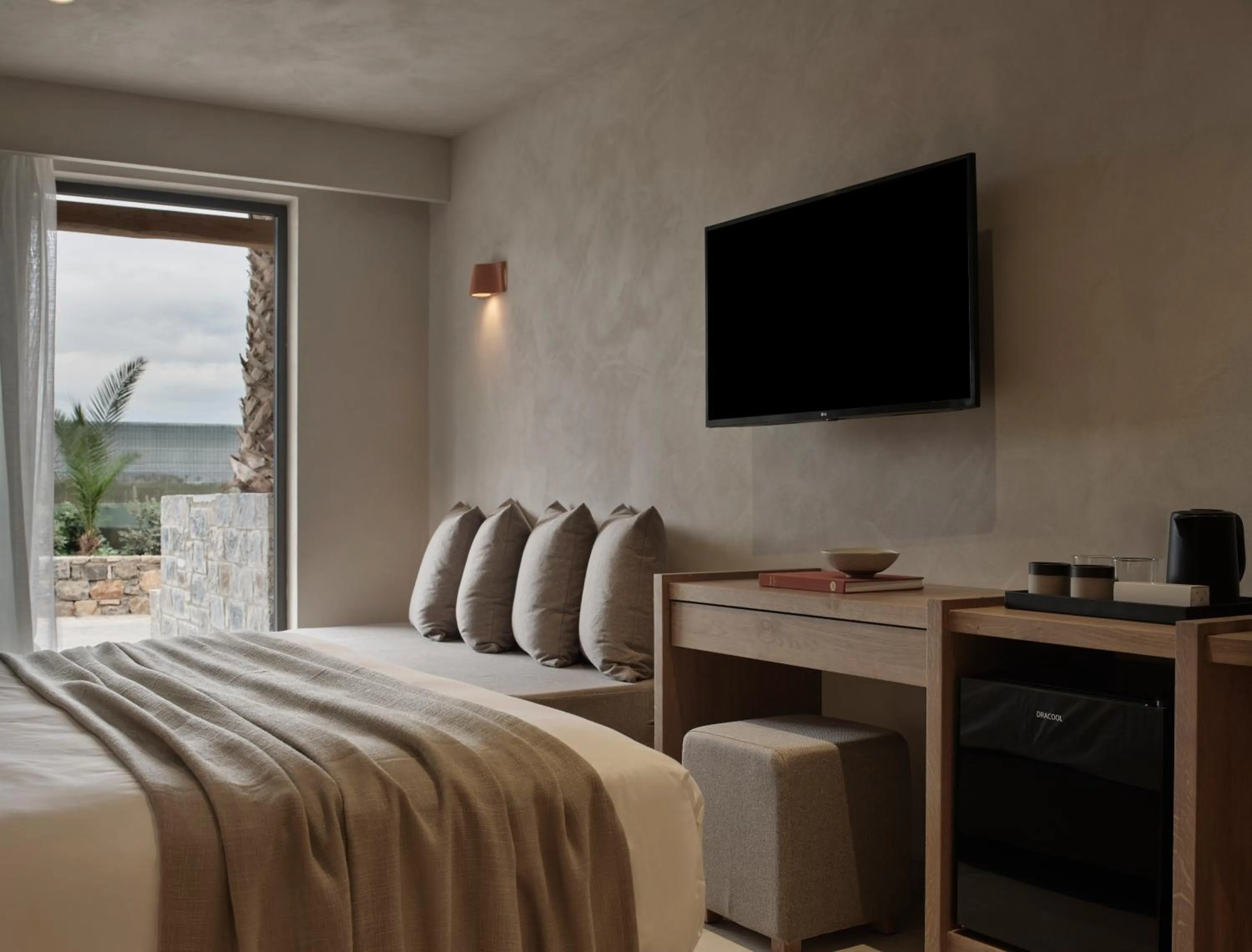 Bed in Stella Blue Seaside Resort