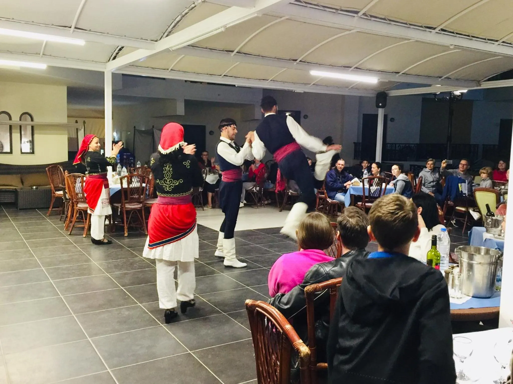 People in Diogenis Blue Palace