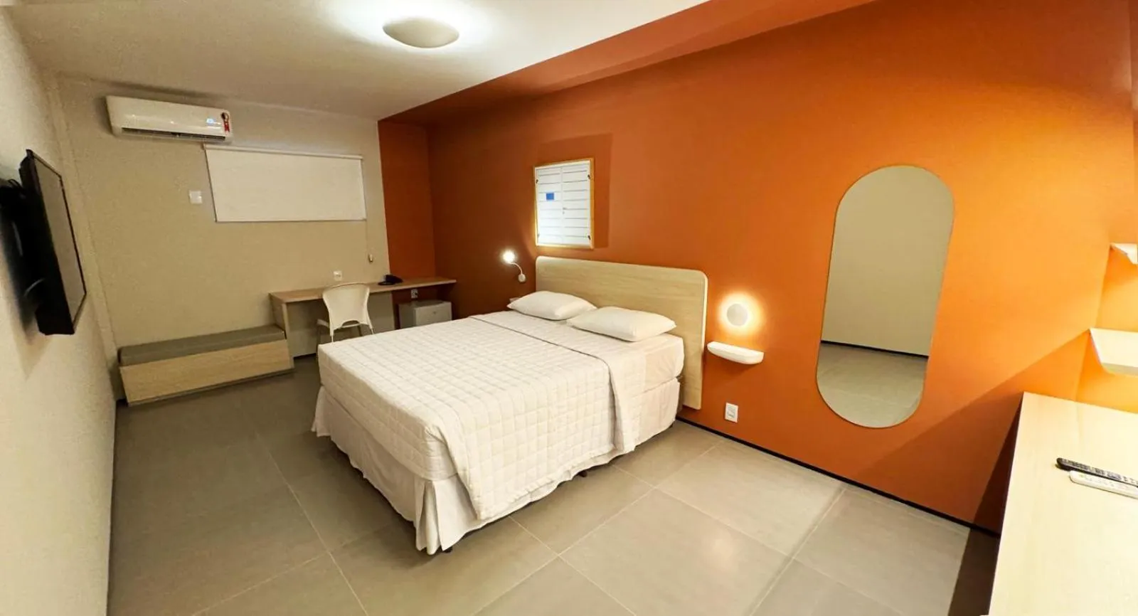 Bed in Hotel São Domingos