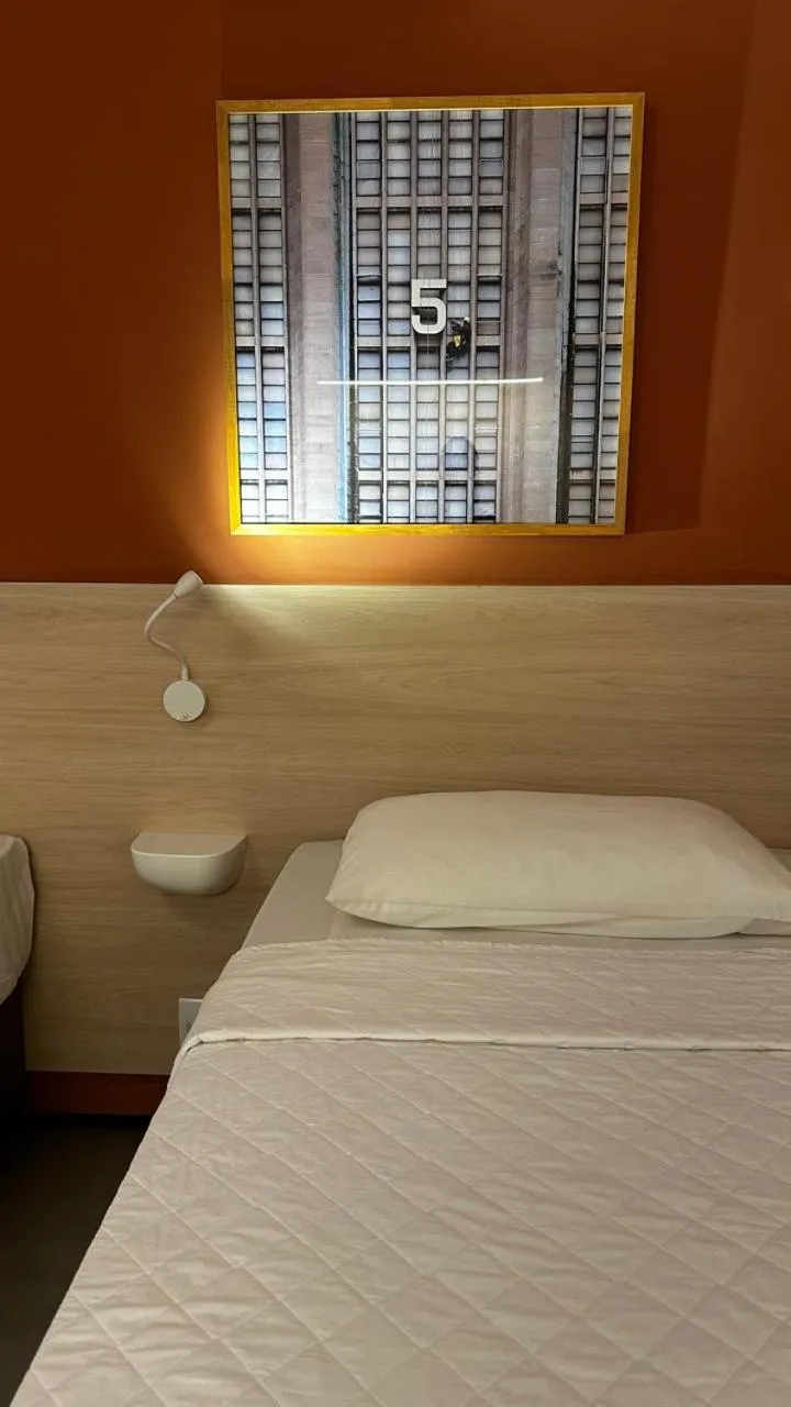 Bed in Hotel São Domingos