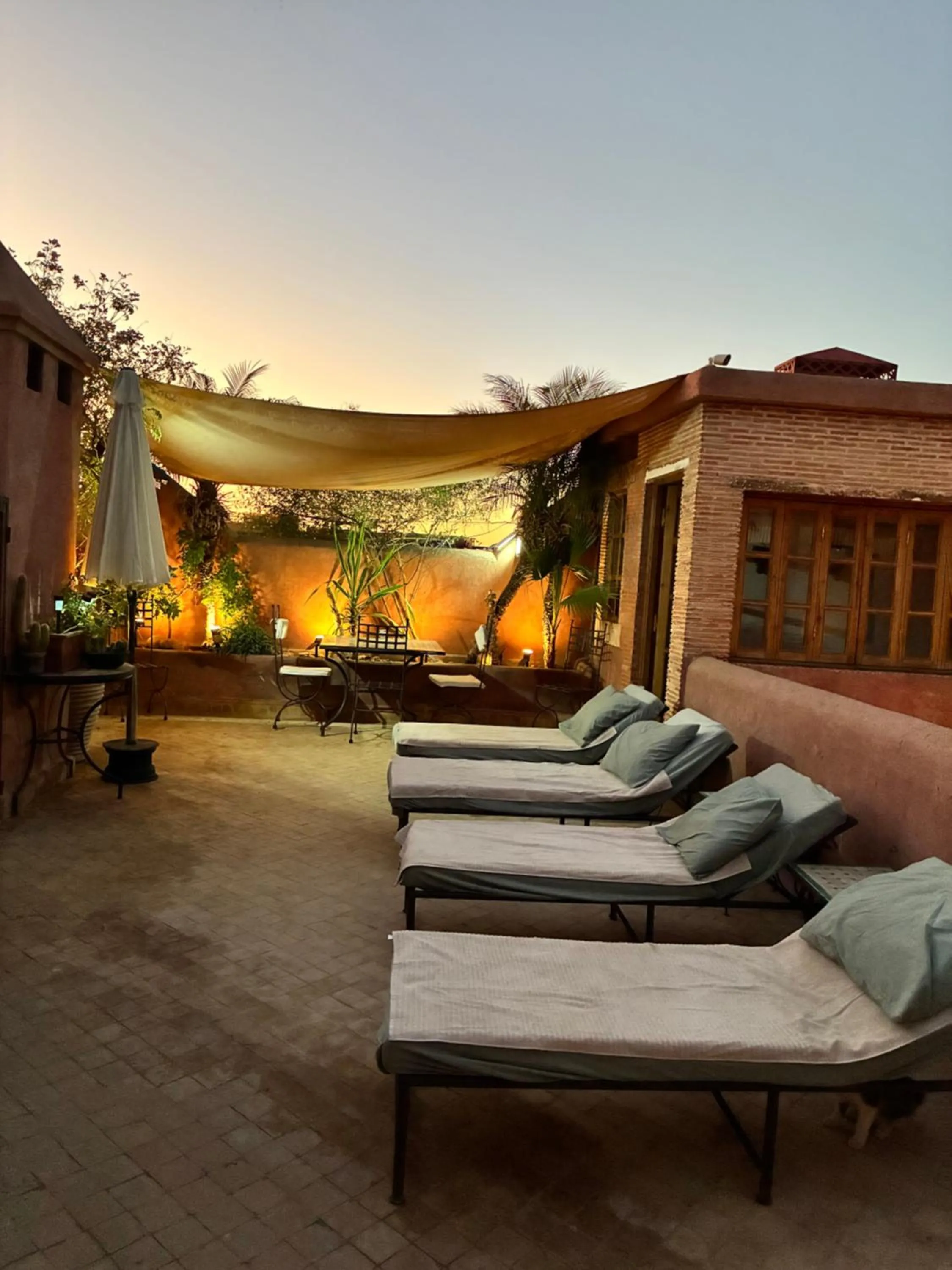 Balcony/Terrace in Riad Chameau FDC Hôtel SPA