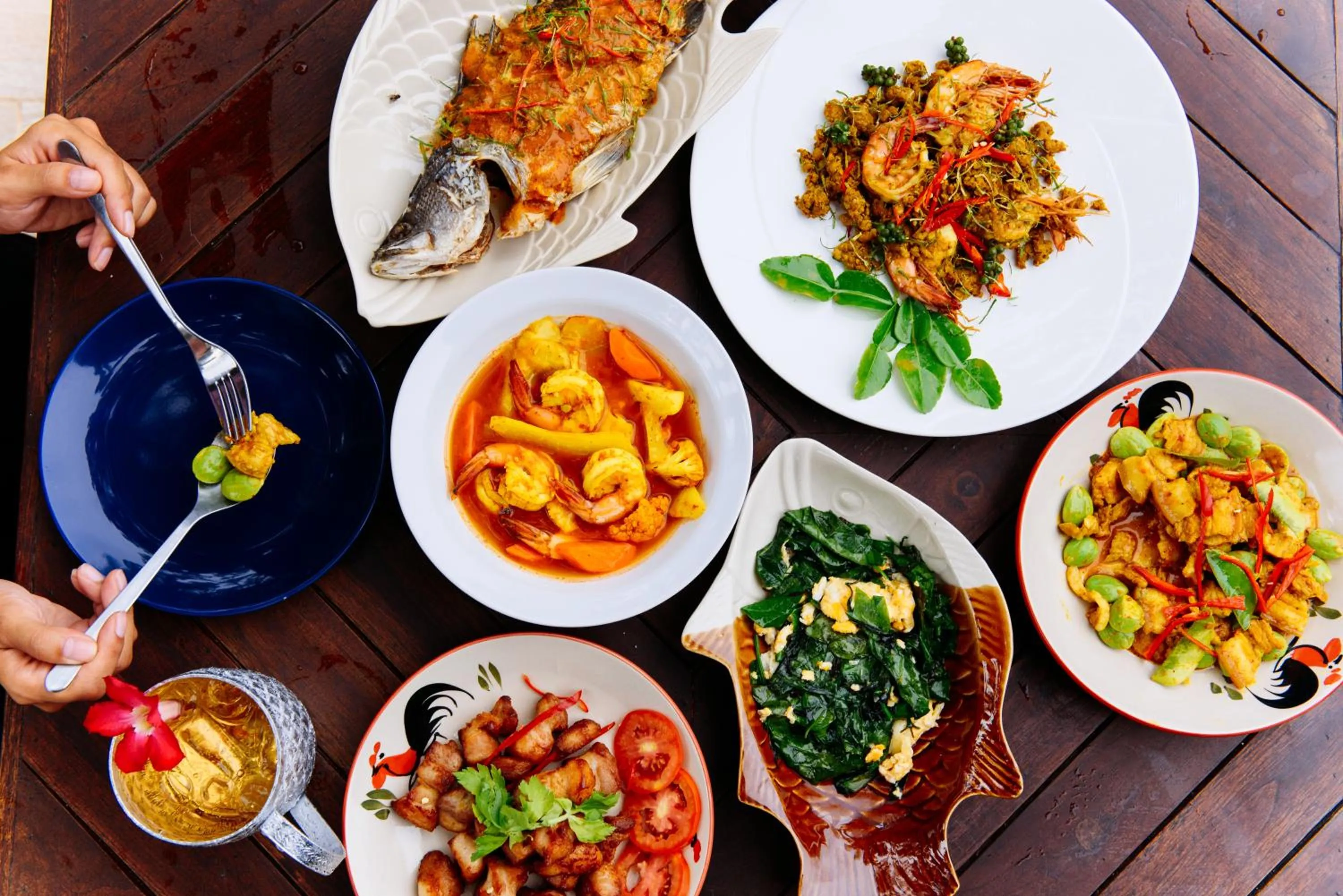 Food close-up in Phayamas Private Beach Resort and Island Brew - Adults Only