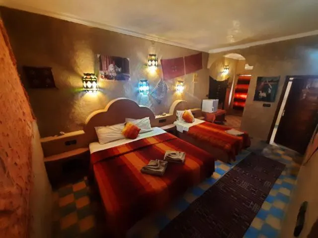 Bed in Maison Merzouga Guest House