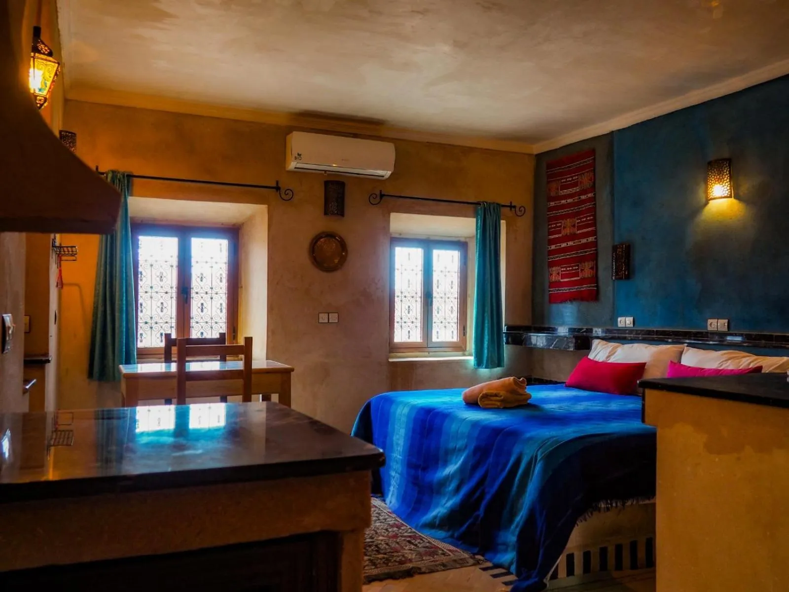 Bed in Maison Merzouga Guest House