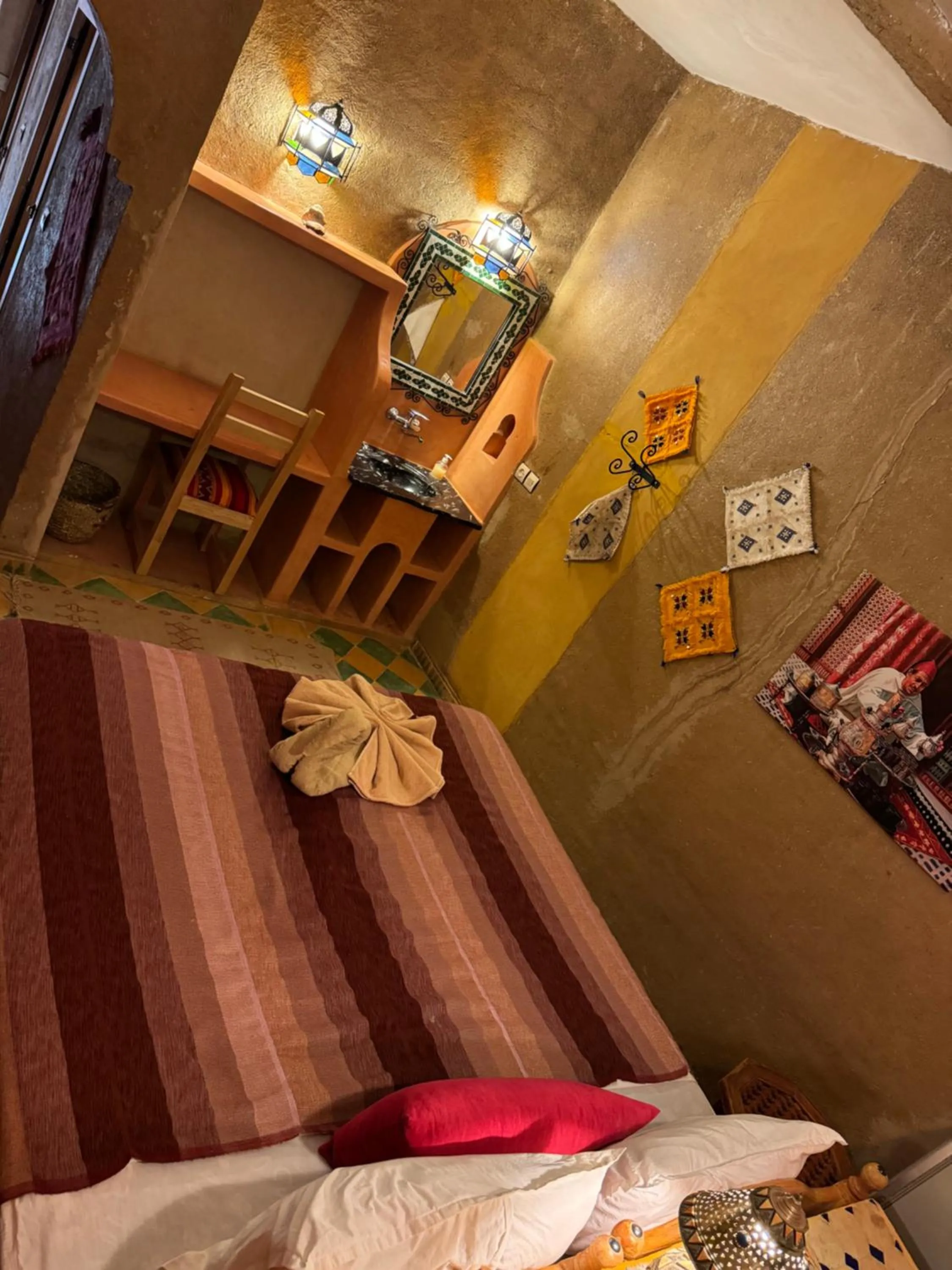 Bed in Maison Merzouga Guest House