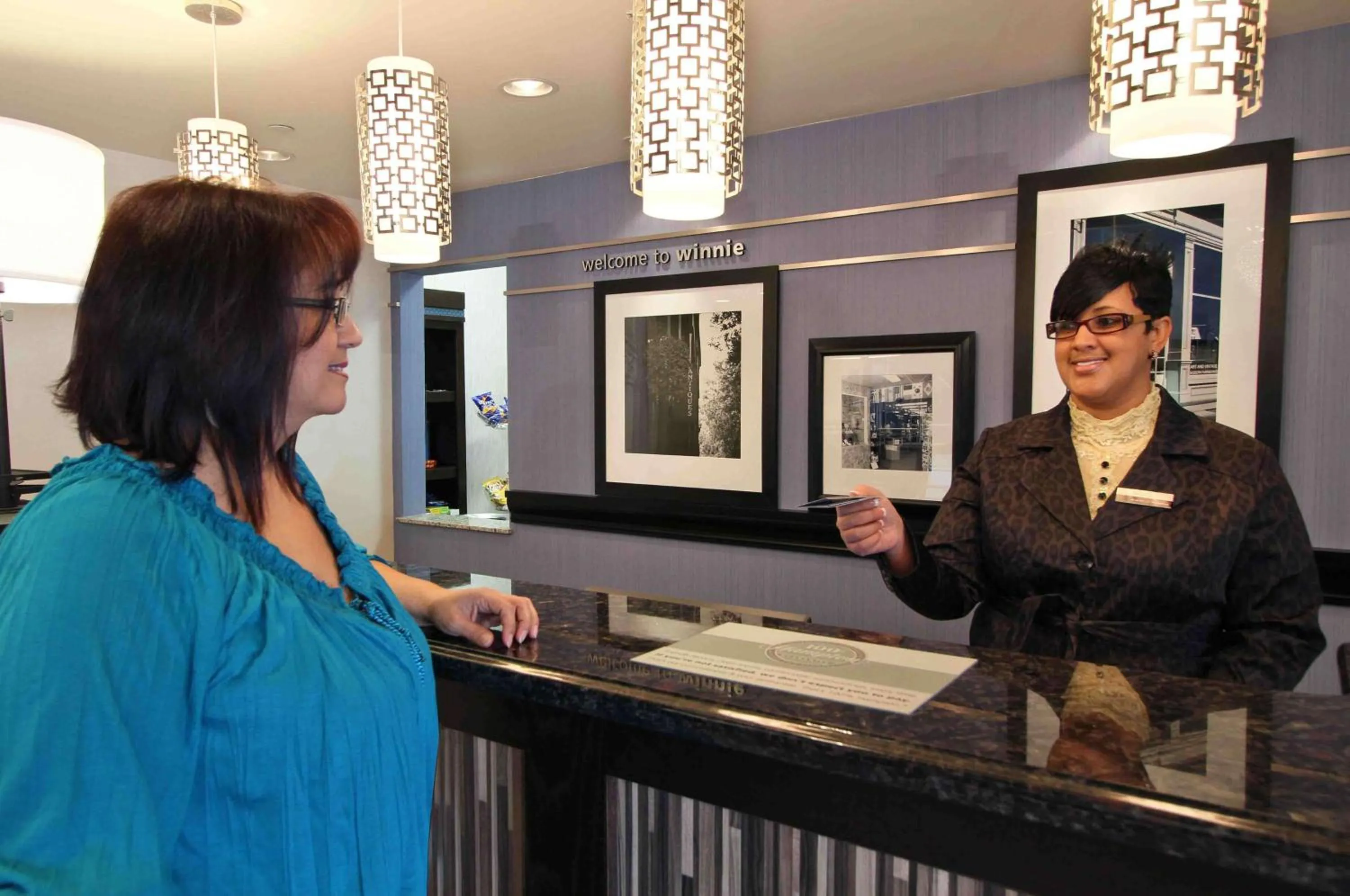 Lobby or reception in Hampton Inn & Suites Winnie