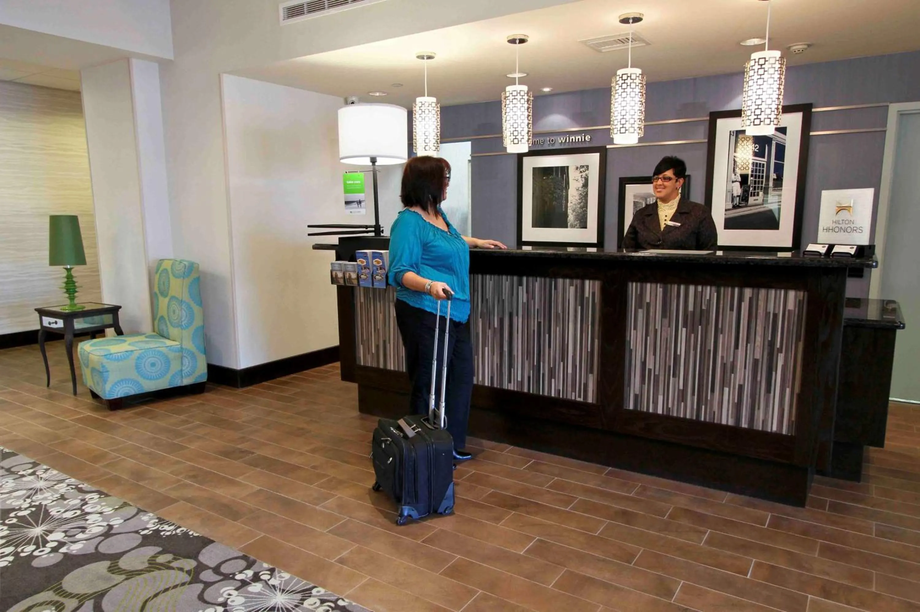 Lobby or reception in Hampton Inn & Suites Winnie
