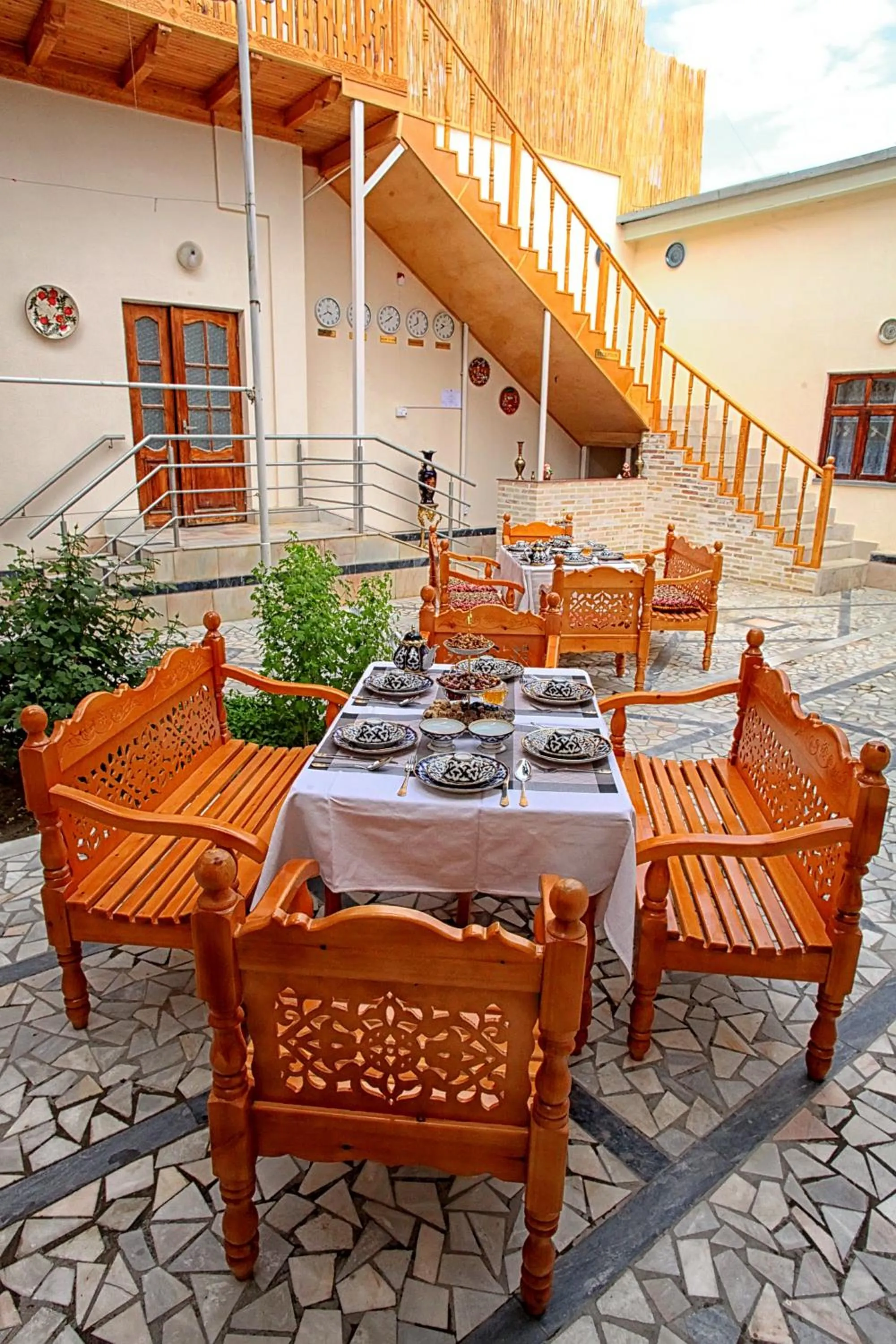 Patio in Old Bukhara Boutique