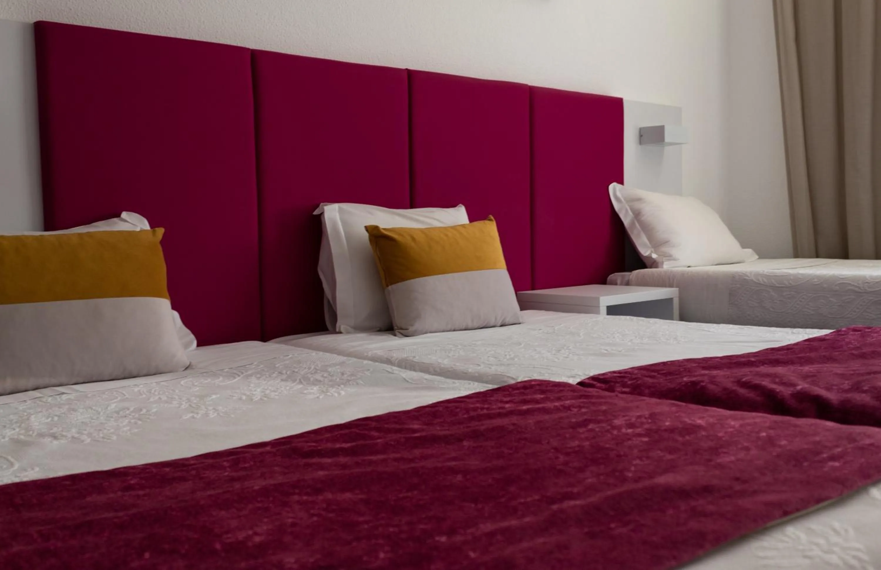 Bed in Hotel Santa Cecília