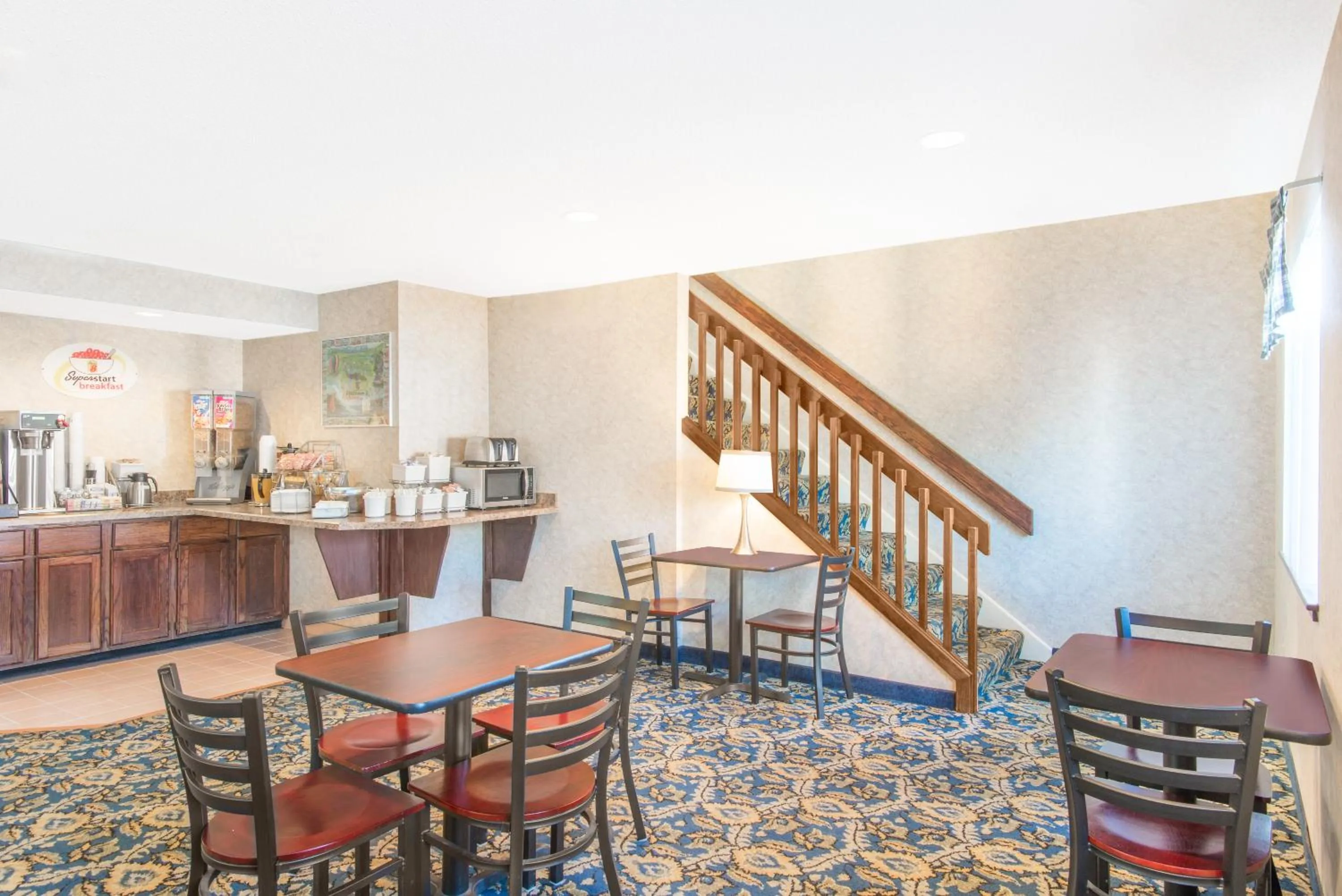 Continental breakfast in Super 8 by Wyndham Webster/Rochester