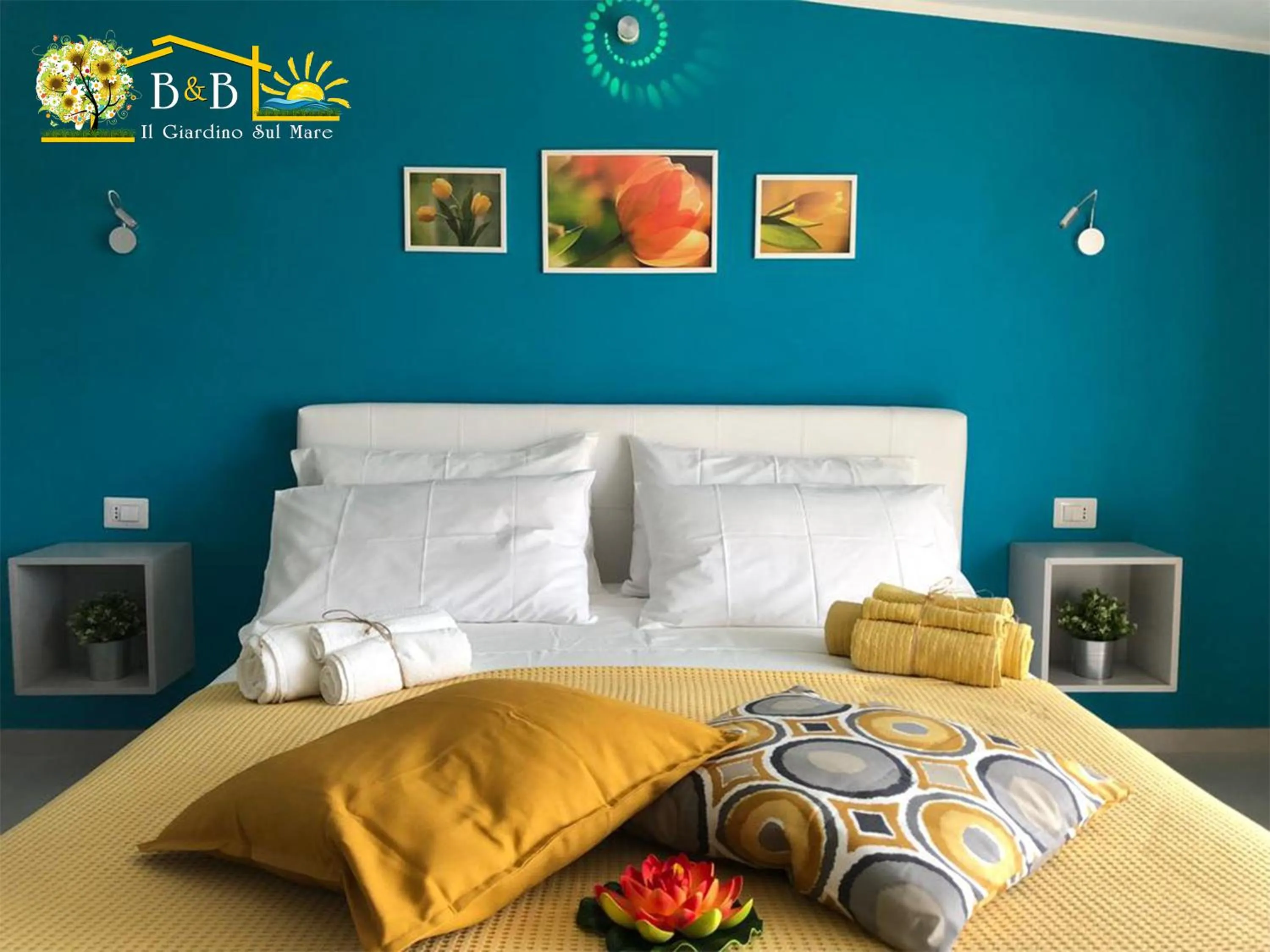Bed in B & B Il Giardino sul Mare