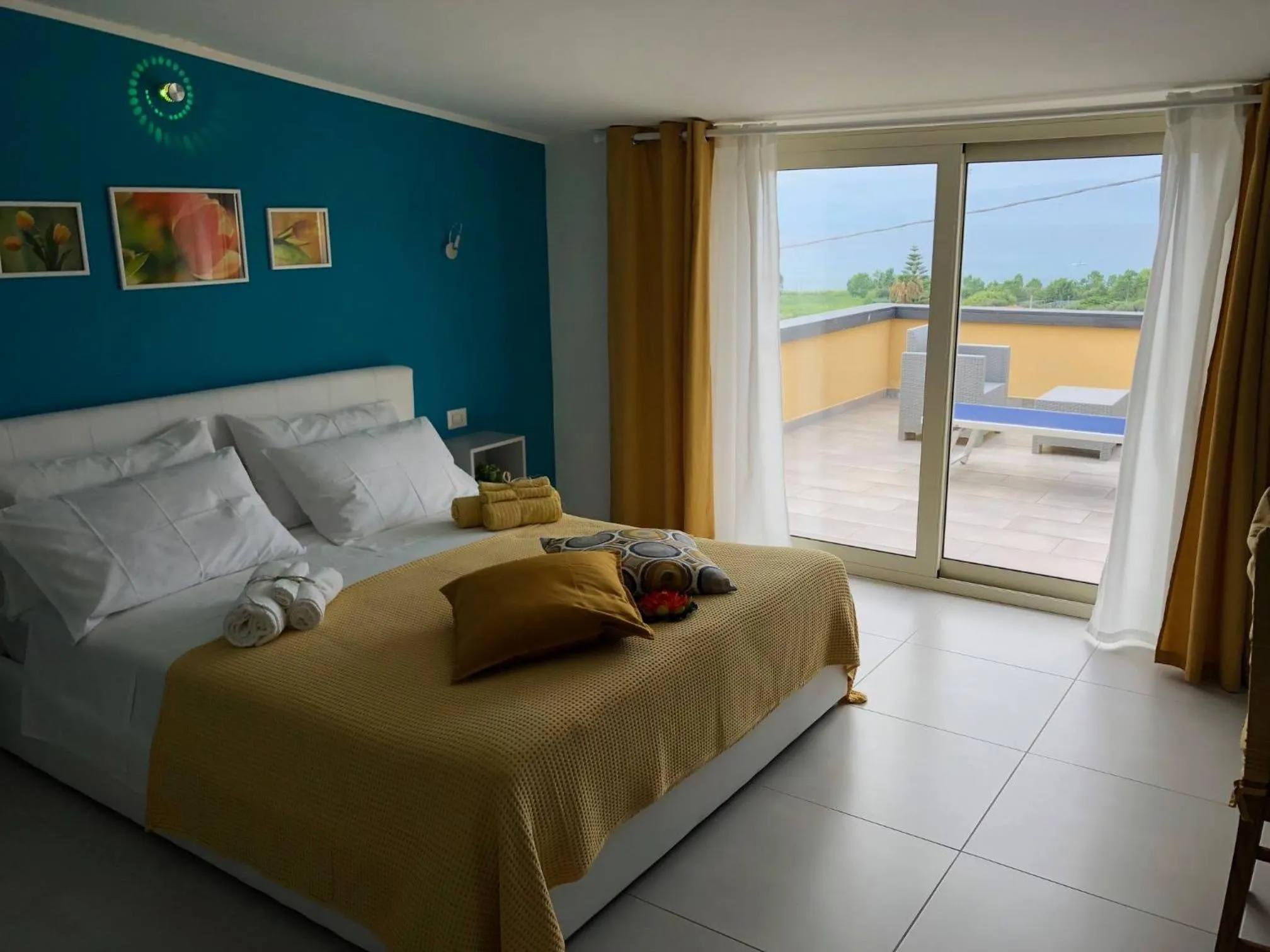 Bed in B & B Il Giardino sul Mare