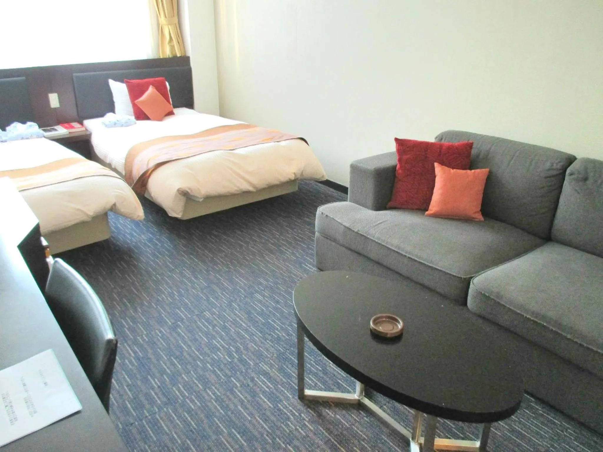 Bed in Muroran Prince Hotel