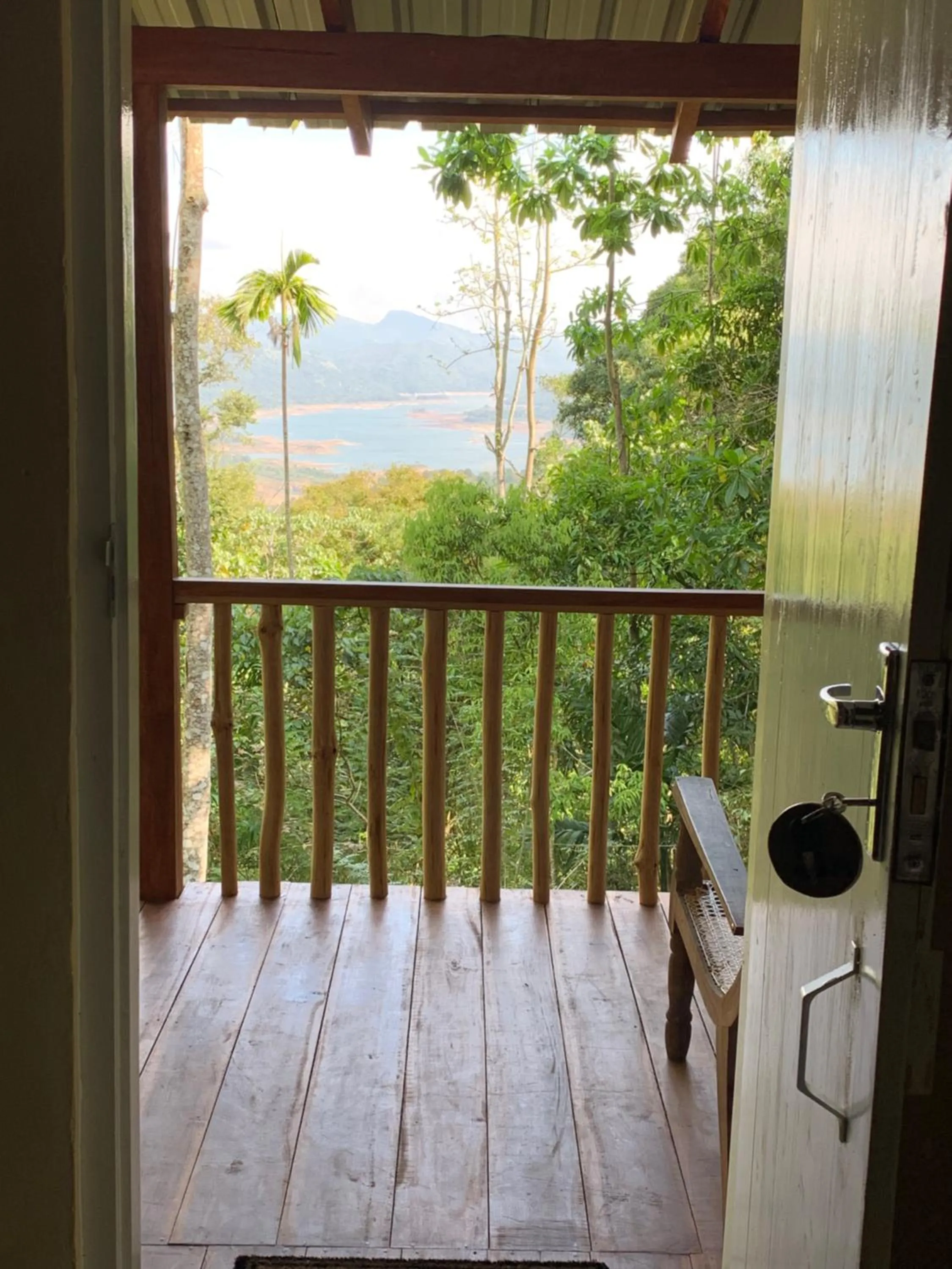 Balcony/Terrace in Polwaththa Eco Lodges