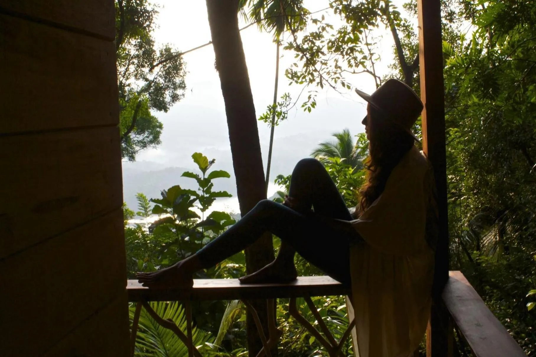 Garden in Polwaththa Eco Lodges