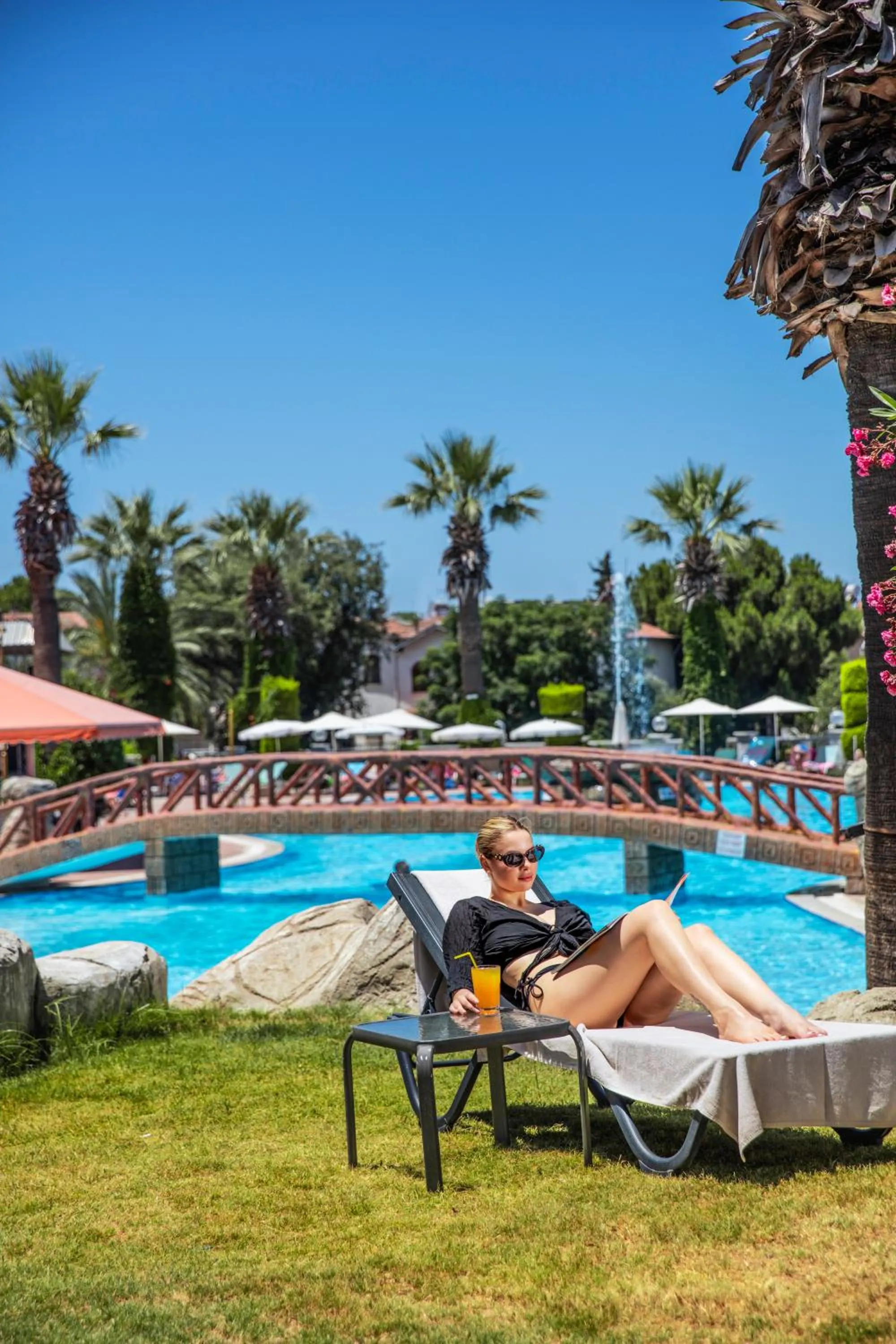 Garden view in Palmin Hotel