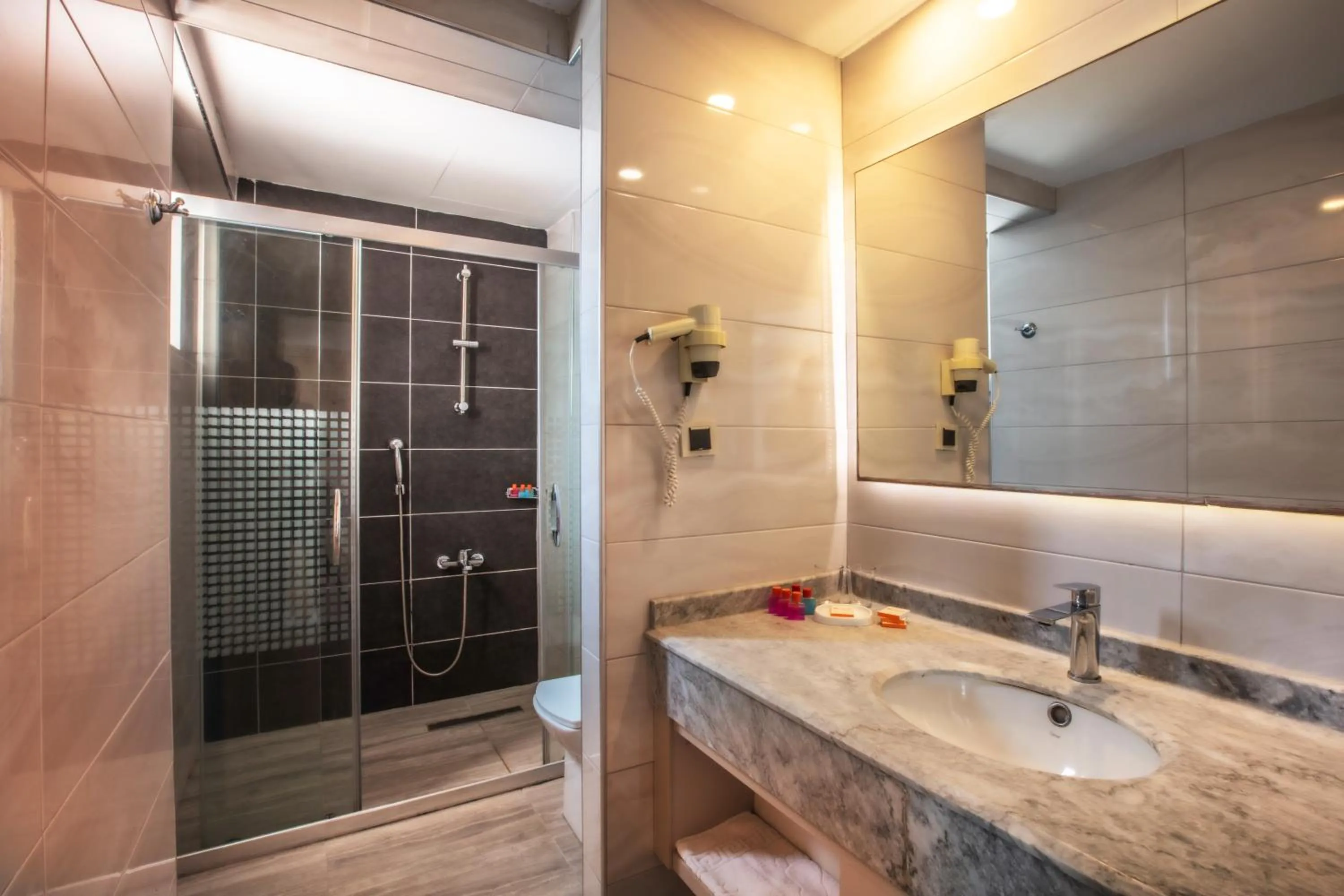 Bathroom in Palmin Hotel