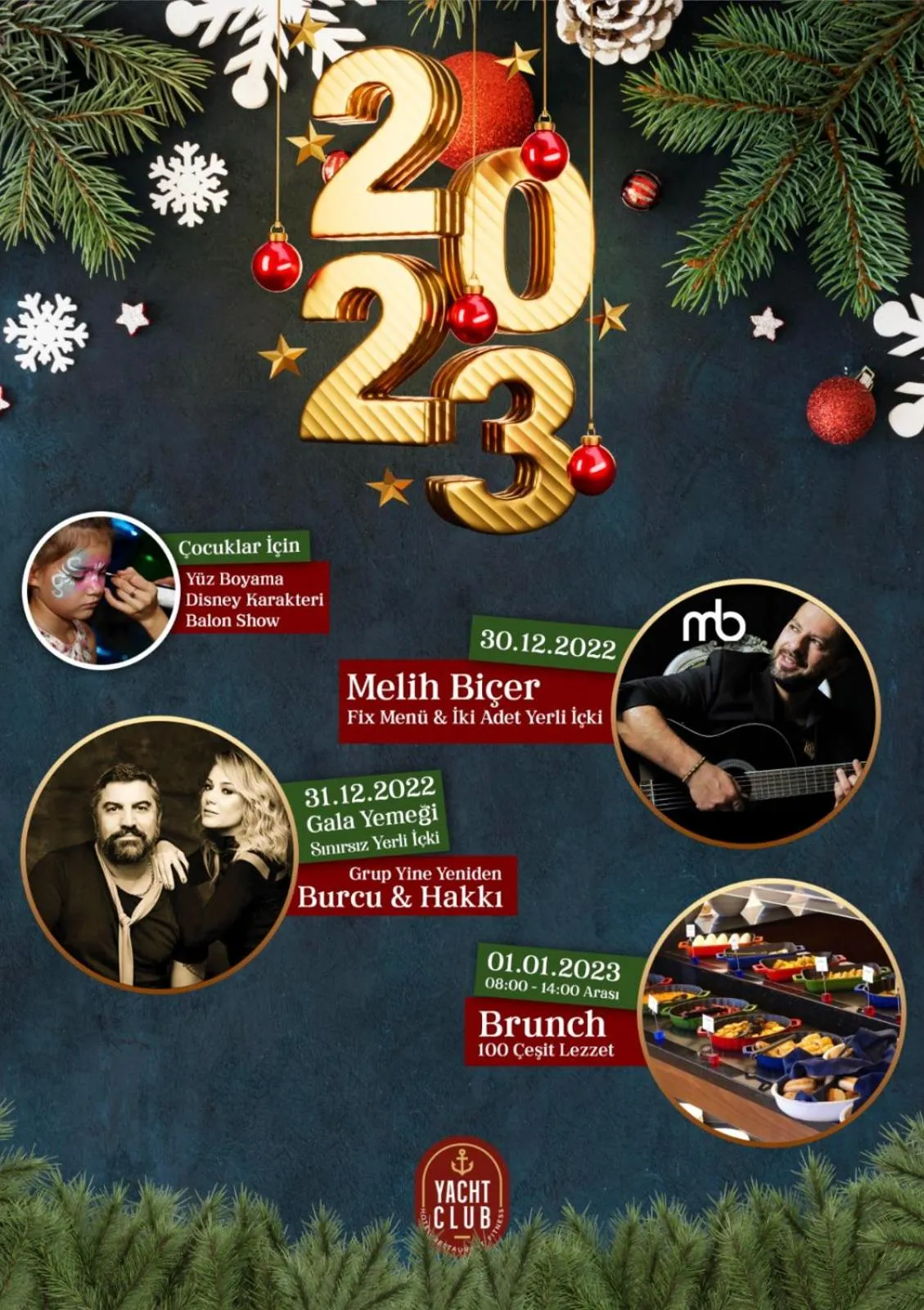 Restaurant/places to eat in Yacht Club