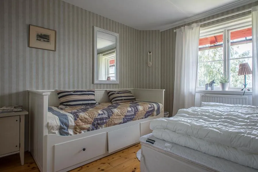Bedroom, Bed in Backlund Boende i Dalarna