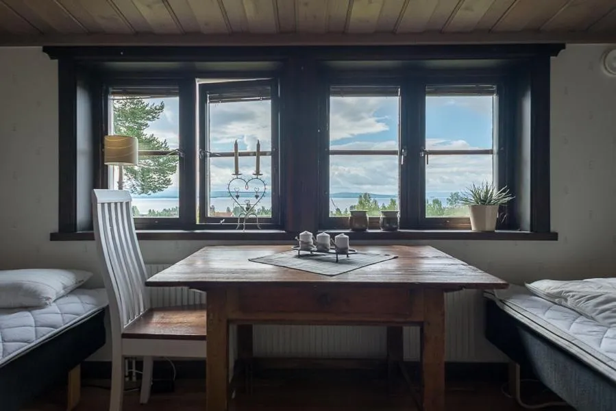 Seating area, Bed in Backlund Boende i Dalarna