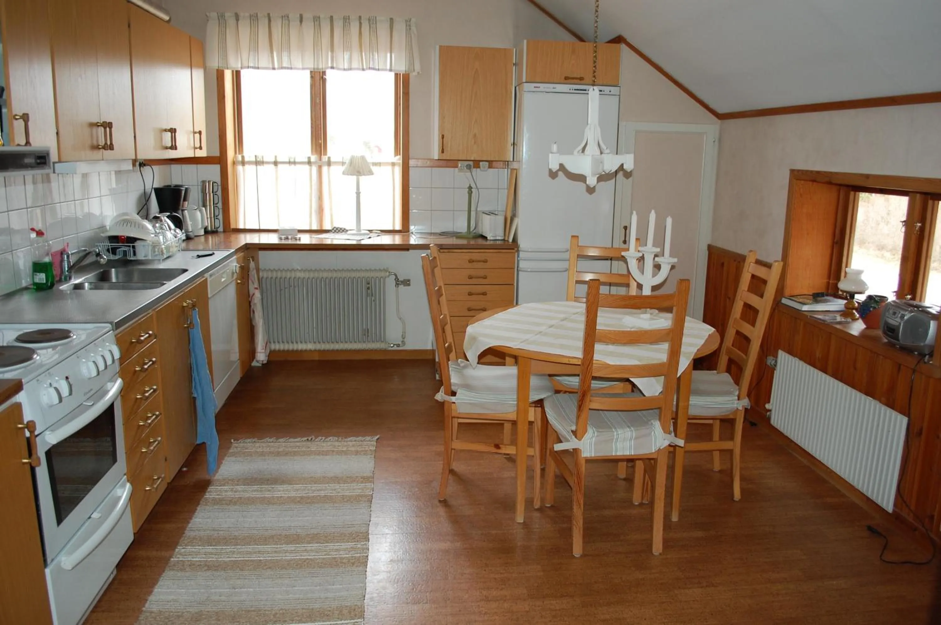 Kitchen or kitchenette in Backlund Boende i Dalarna