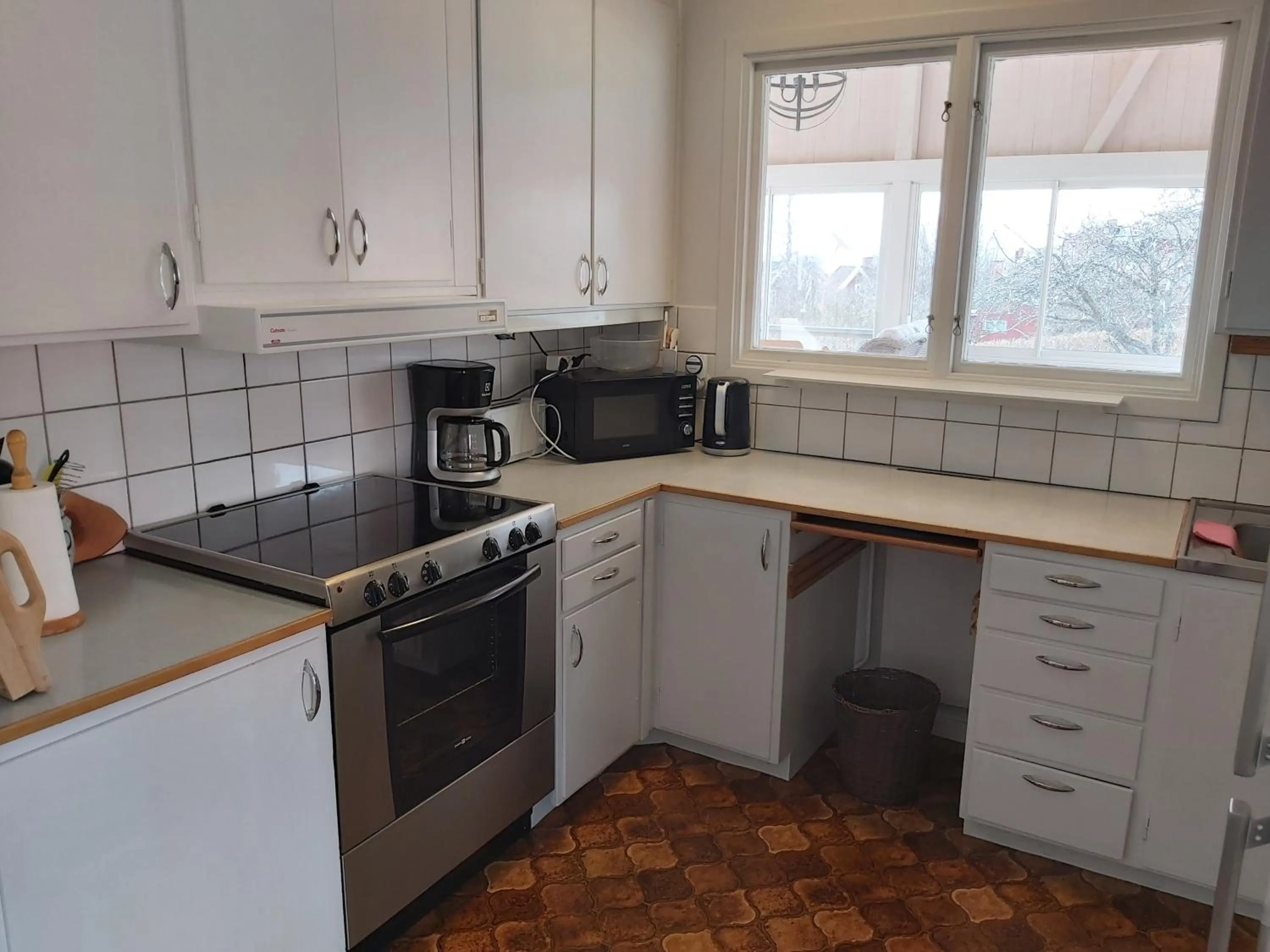 Kitchen or kitchenette in Backlund Boende i Dalarna