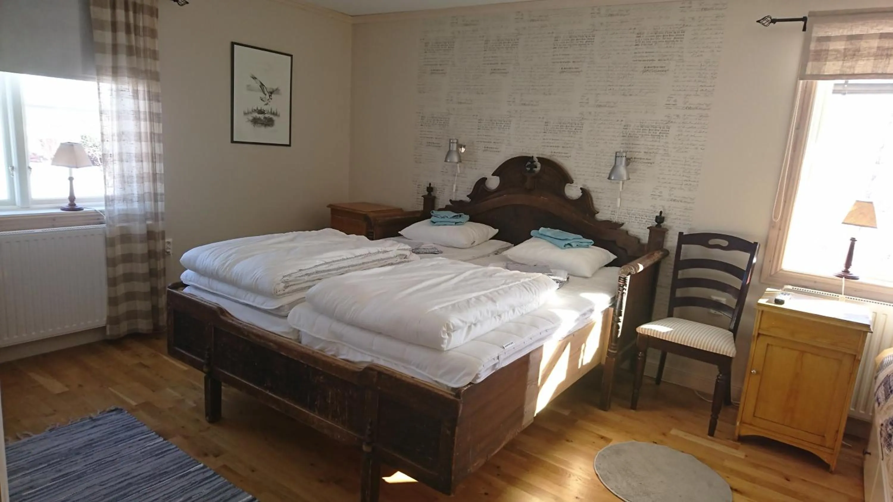 Bedroom, Bed in Backlund Boende i Dalarna