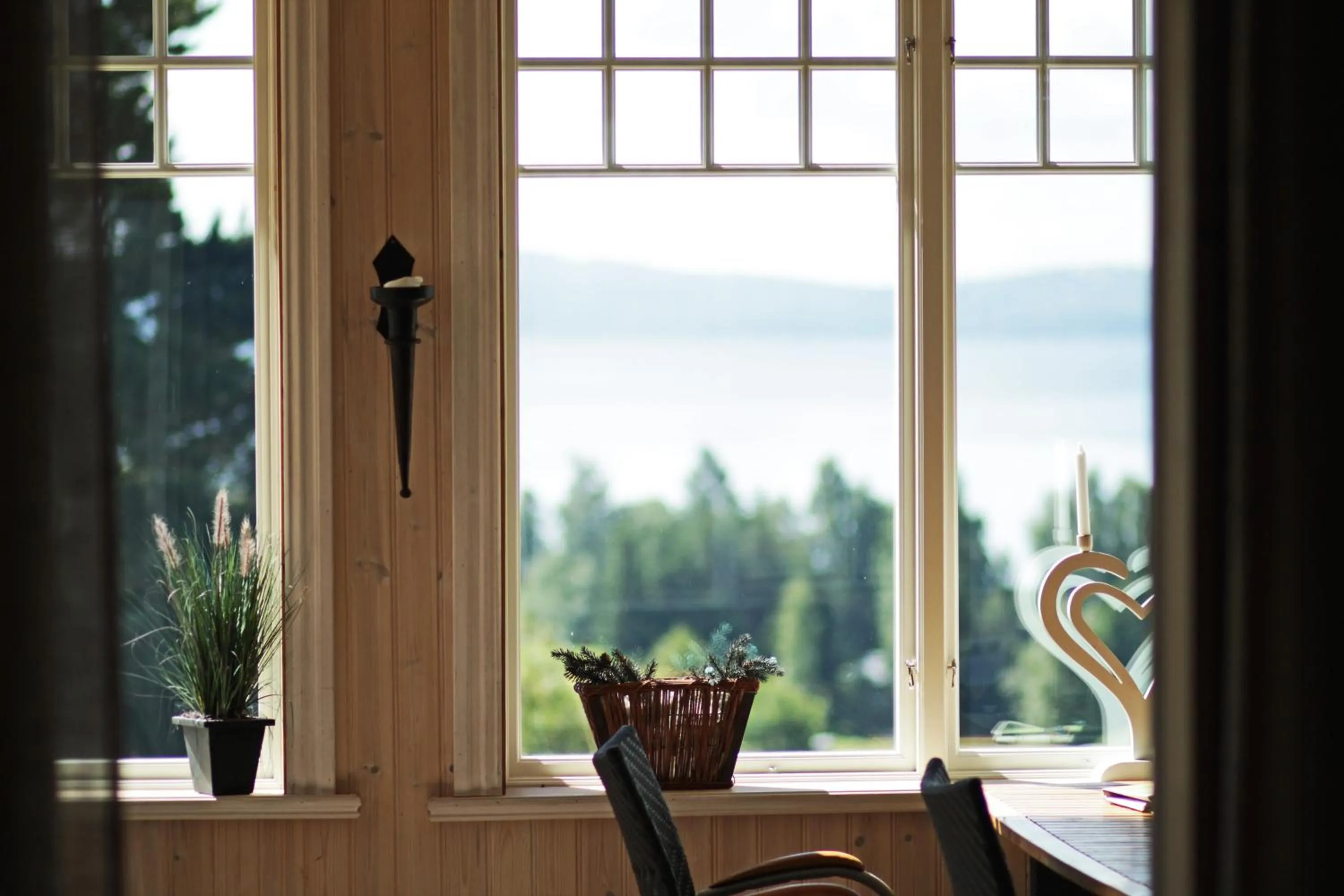 Seating area in Backlund Boende i Dalarna