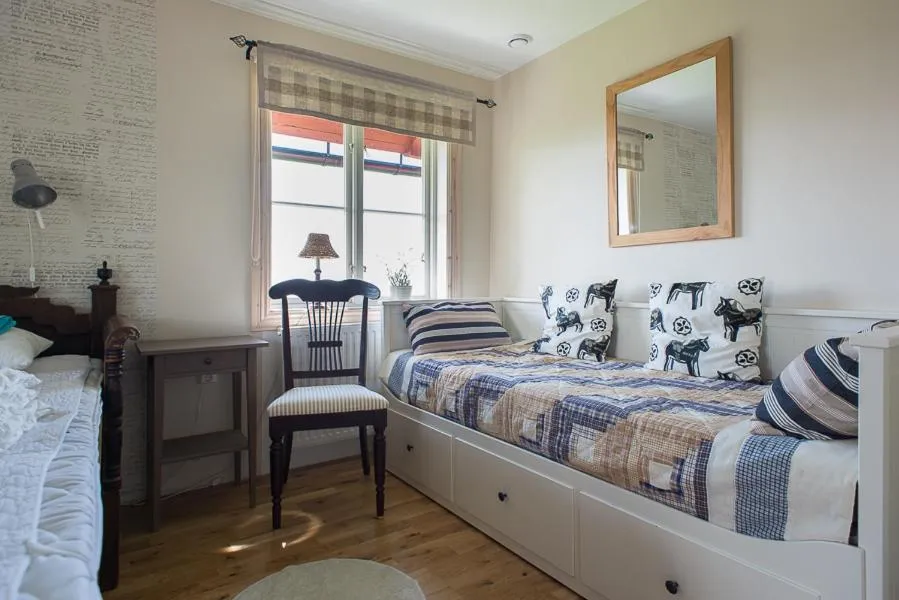 Bedroom, Bed in Backlund Boende i Dalarna