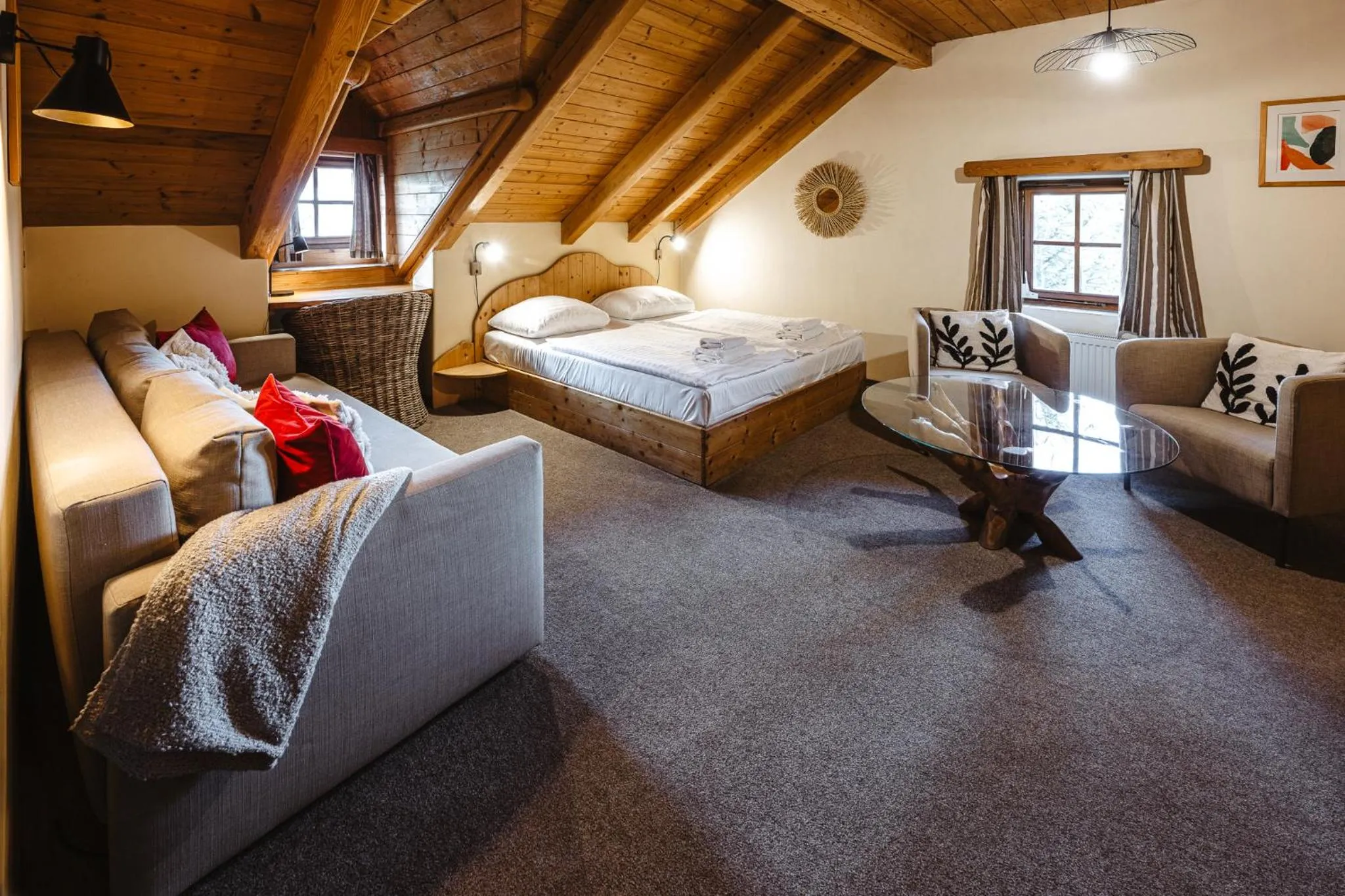 Bedroom, Bed in Hotel Frýdl