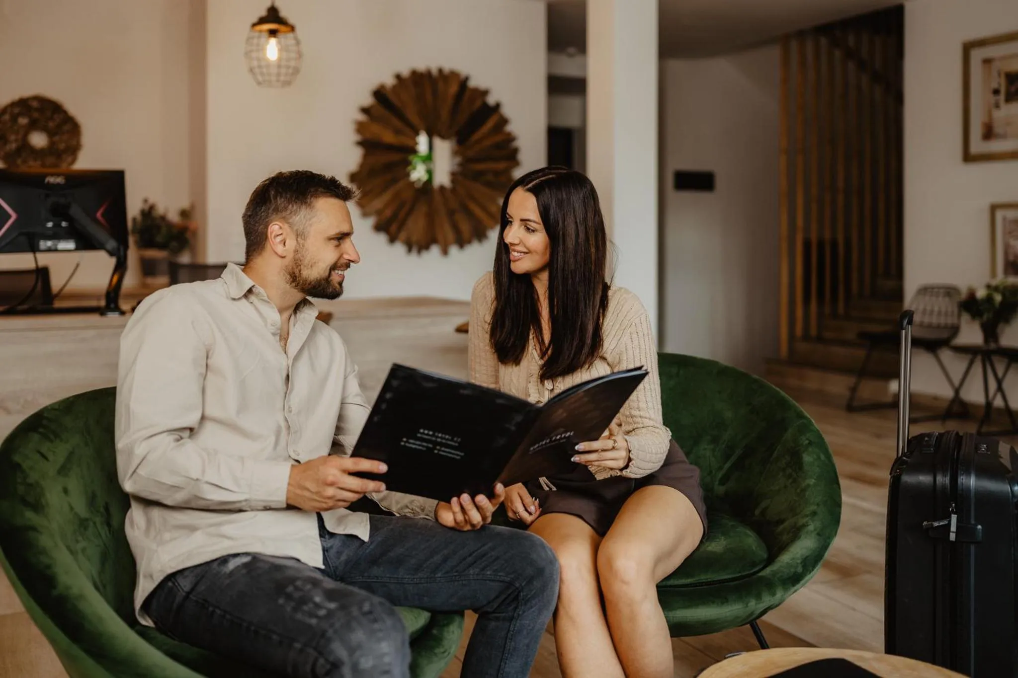 Lobby or reception in Hotel Frýdl