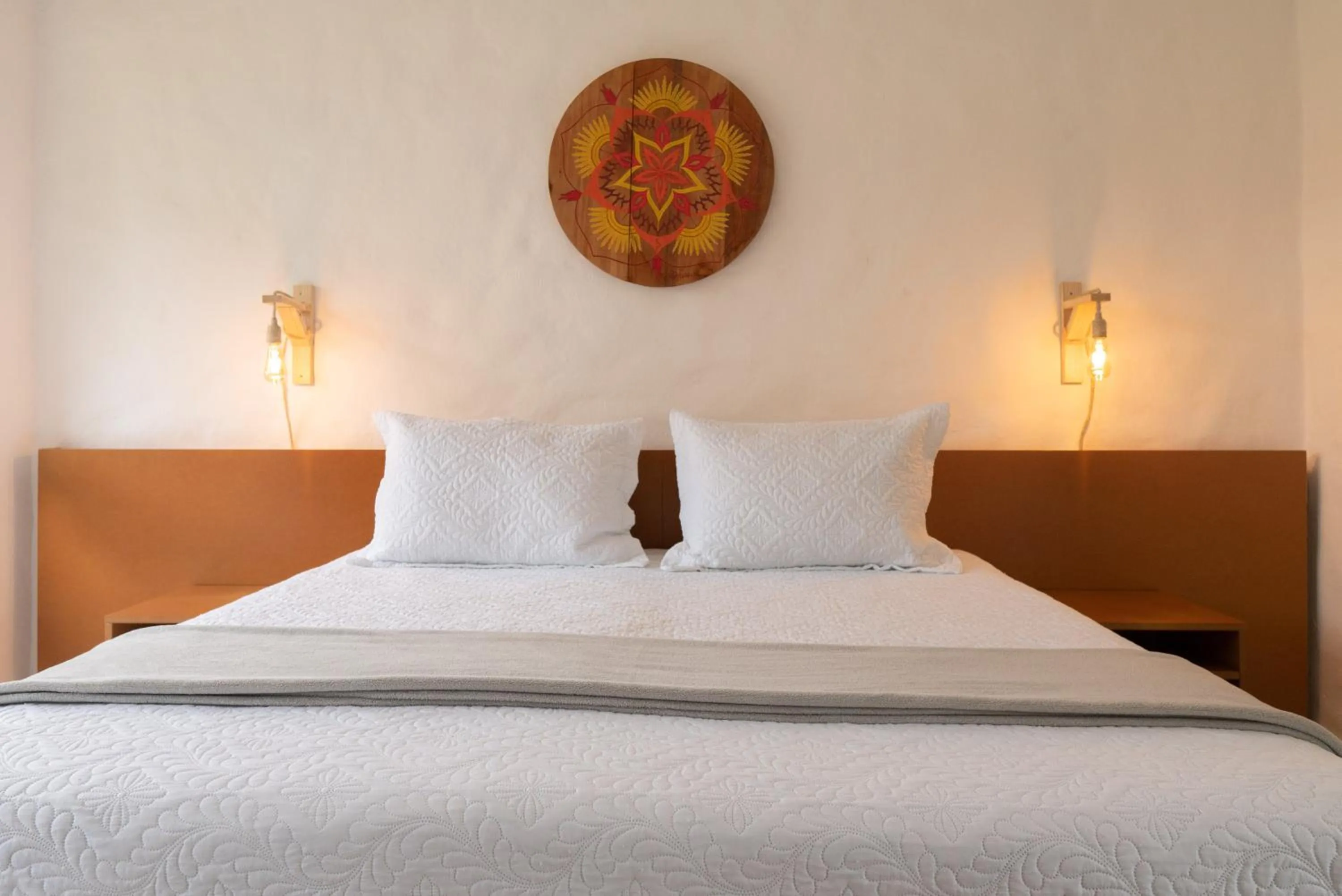 Bed in Pousada Rosa Tropicalia