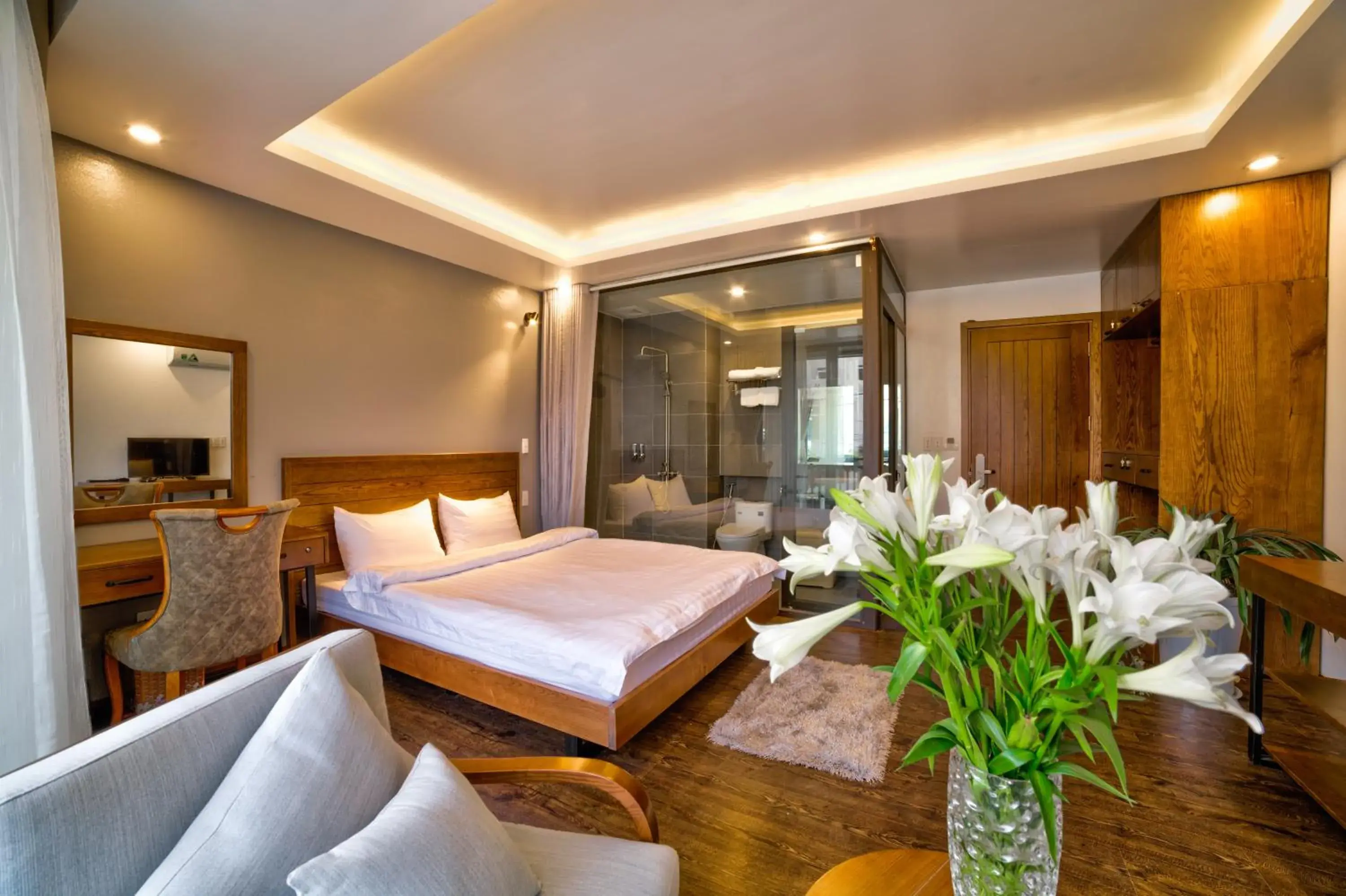 Deluxe Double Room with Balcony in Lustig Hostel Deluxe Double Room with Balcony in Lustig Hostel