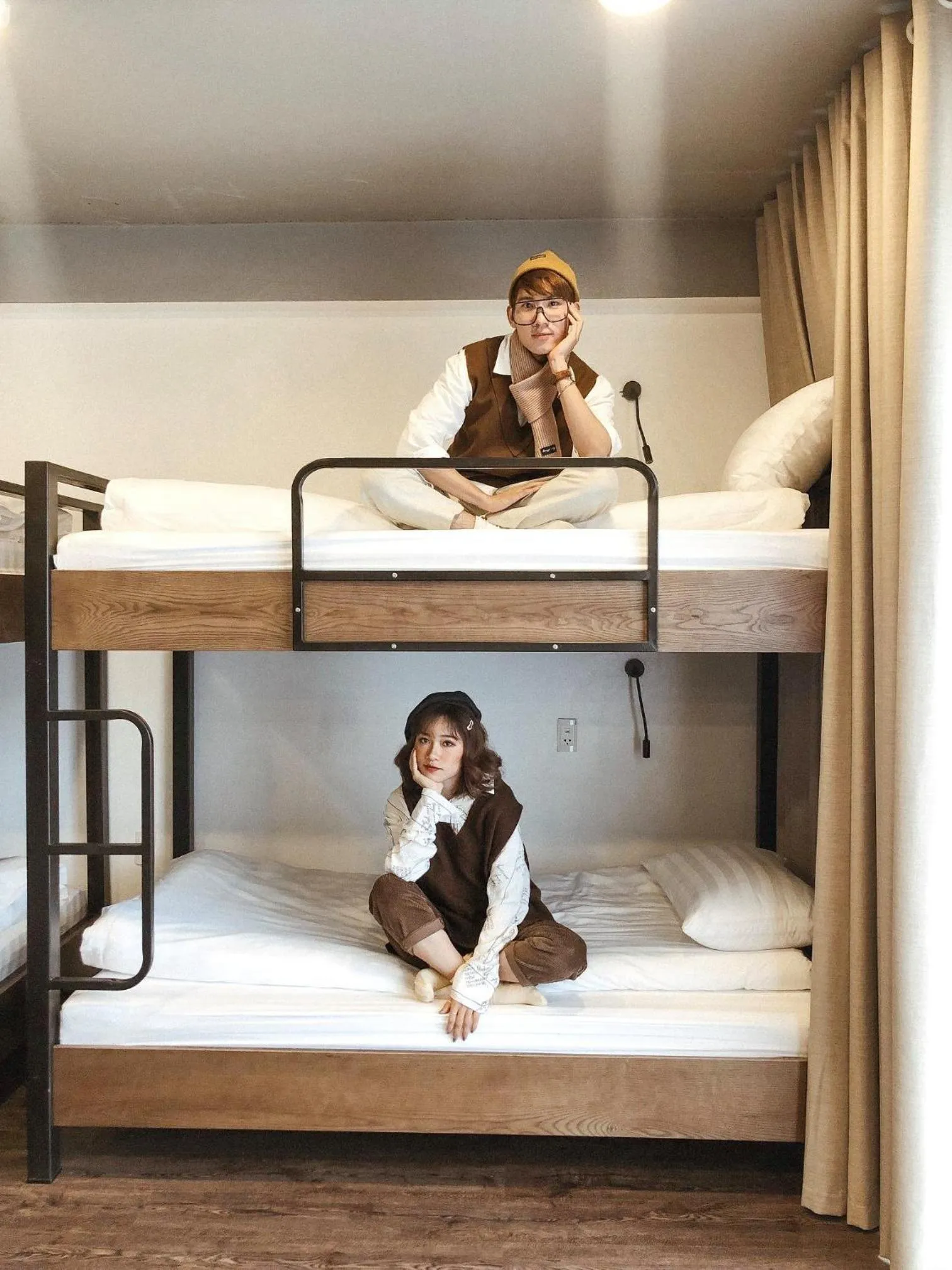 bunk bed in Lustig Hostel