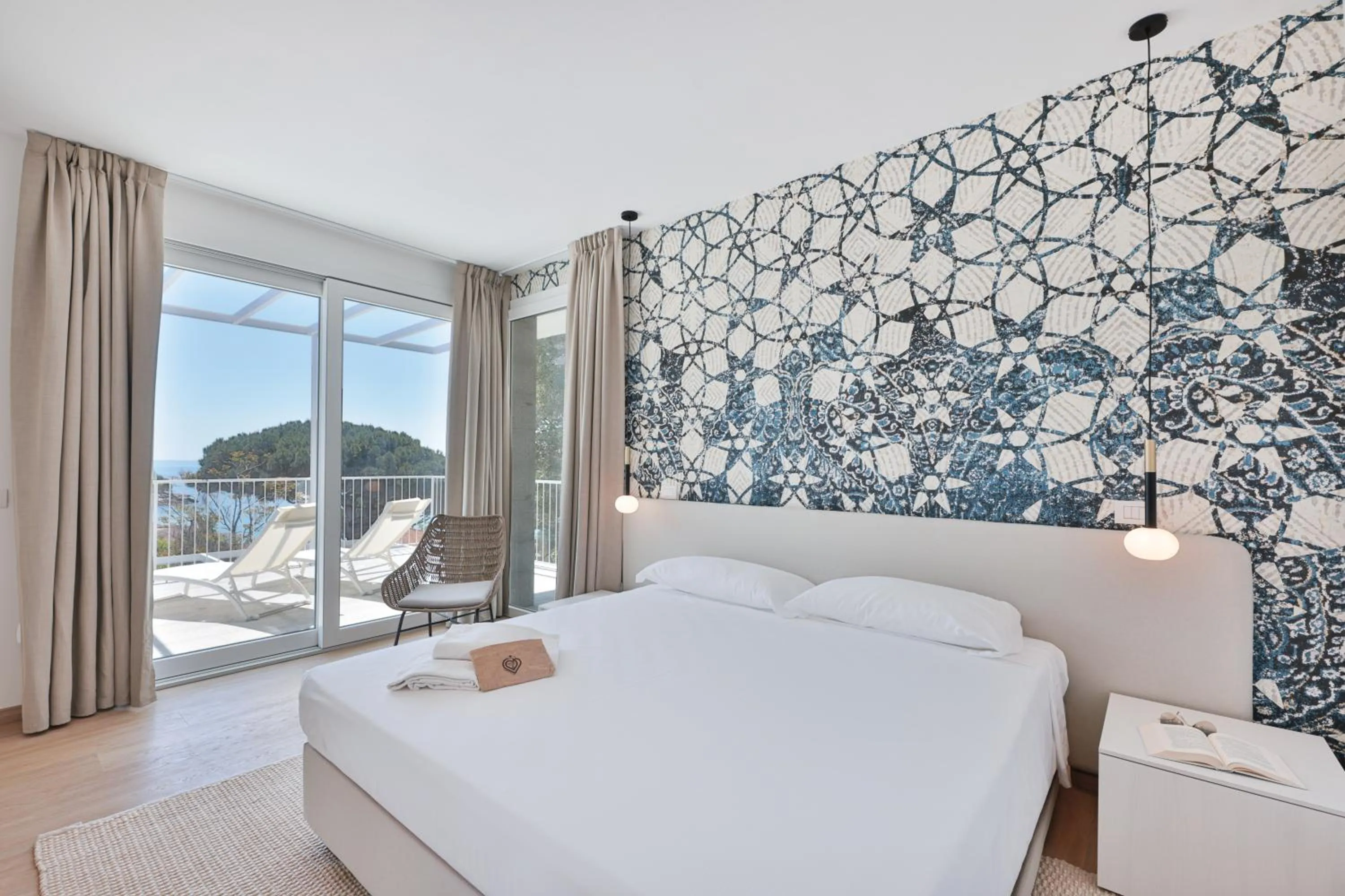 Bed in Hotel Baia Imperiale