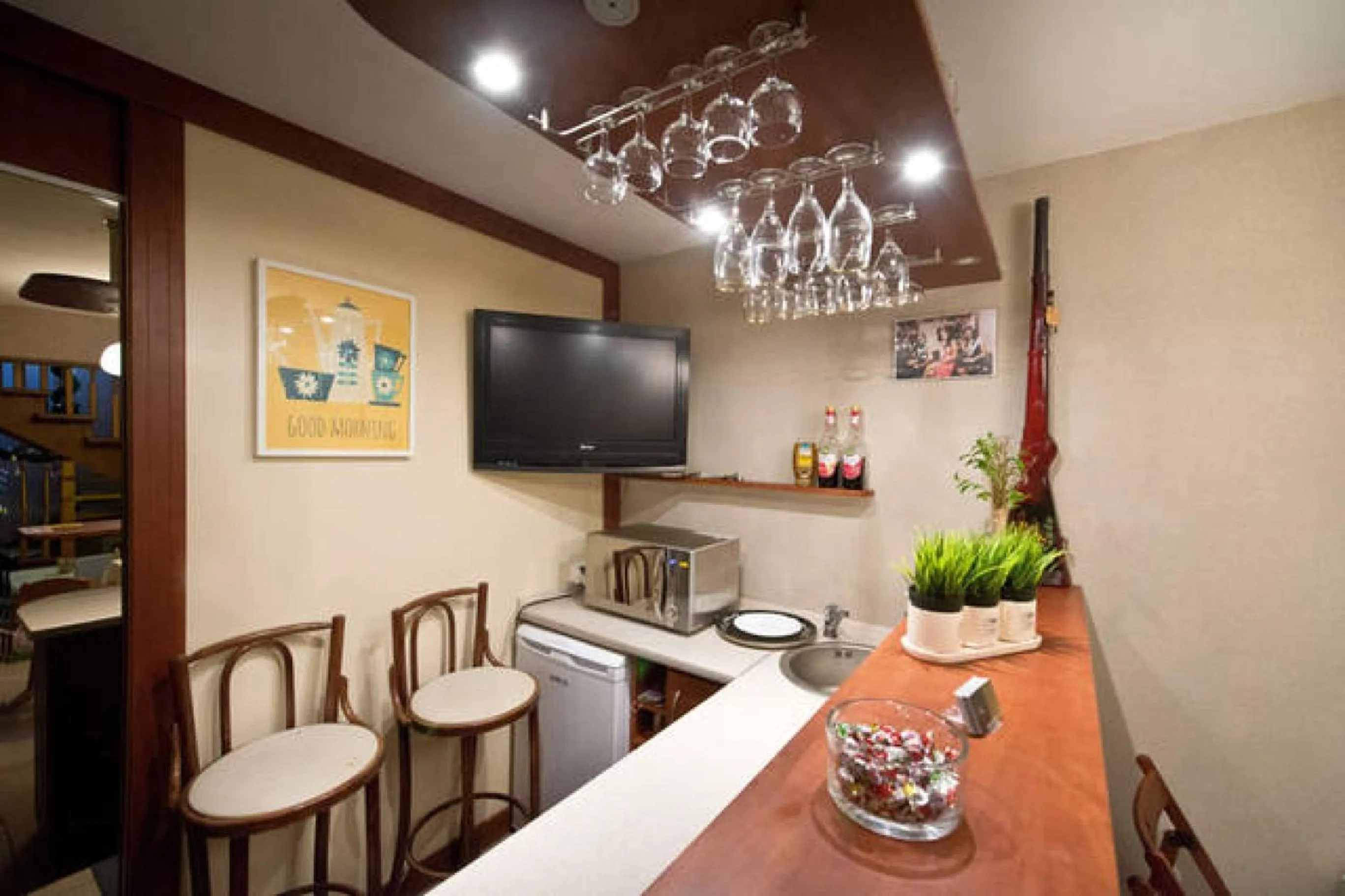 Lounge or bar in Plac Rybaków Inn