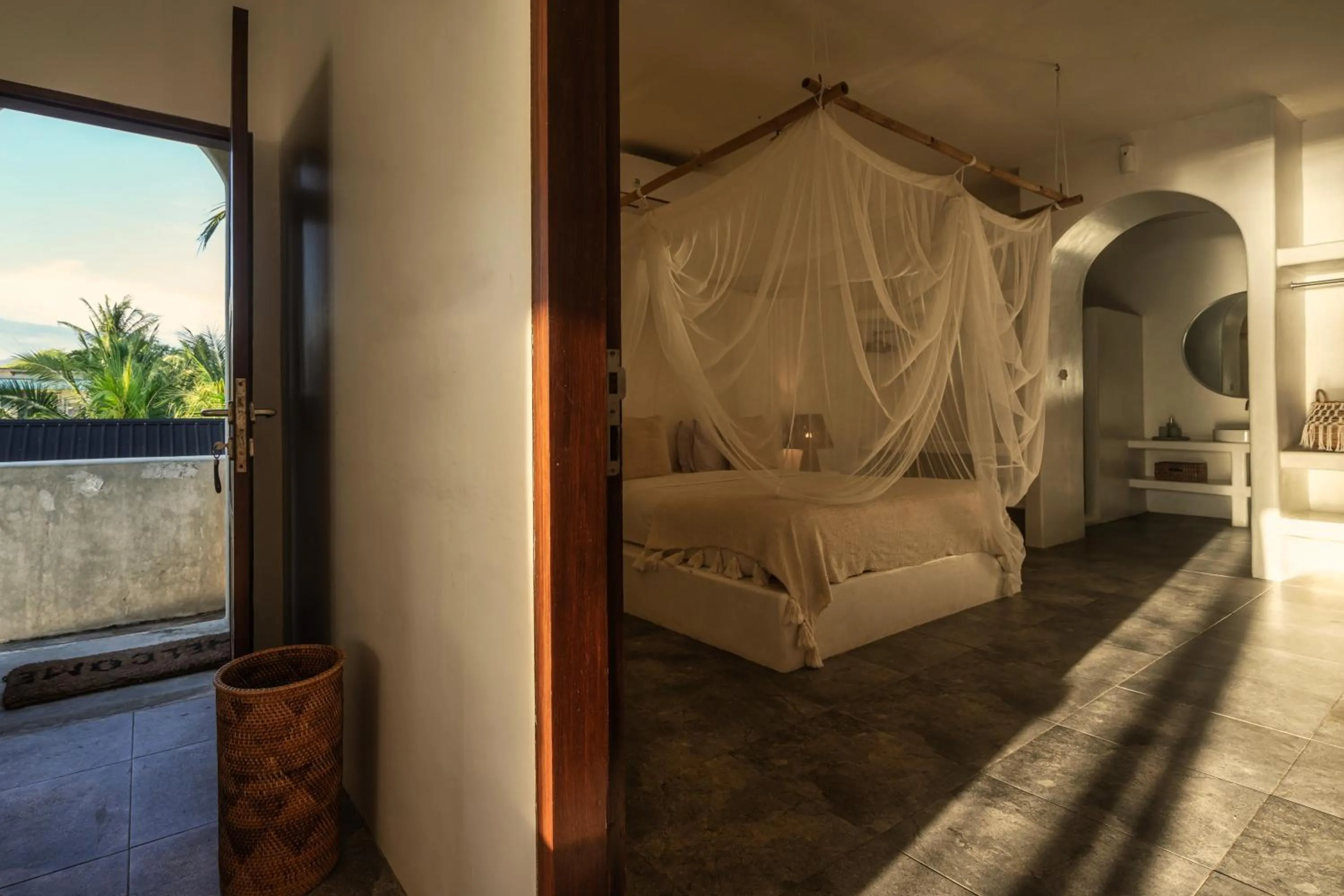 Bed in Cabana - Boutique Beachfront Accommodation