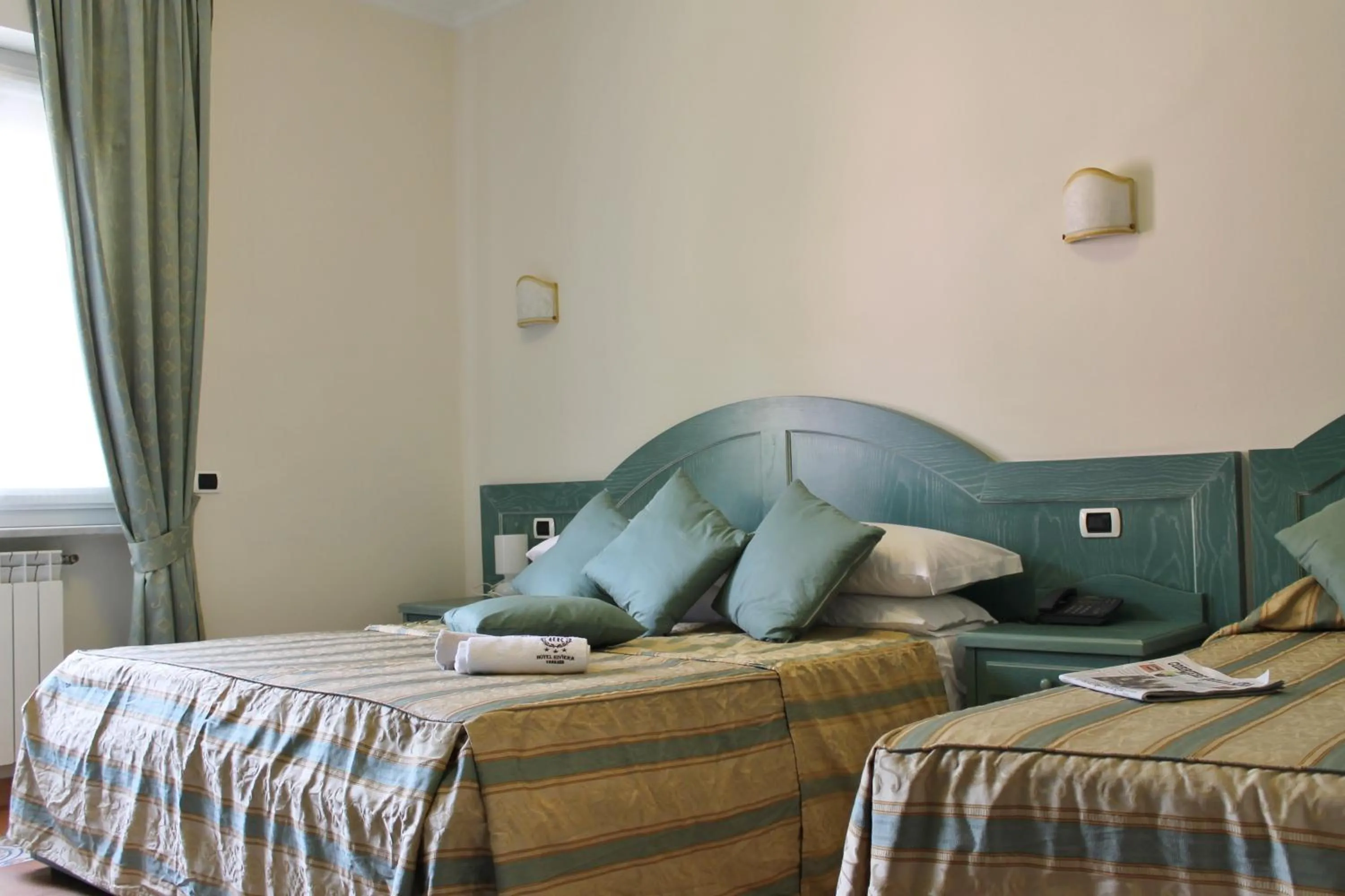 Bed in Hotel Riviera Varazze