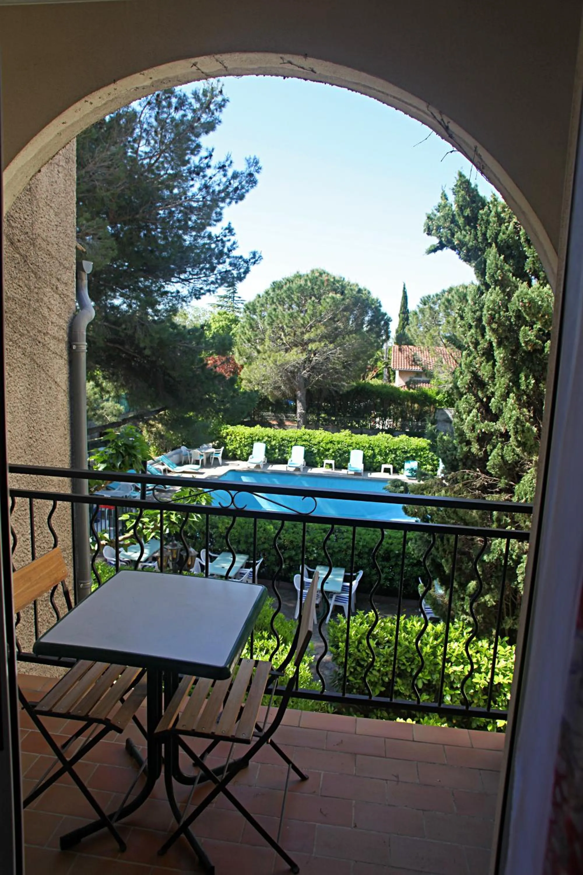 Balcony/Terrace in Le Petit Manoir Hotel Provence