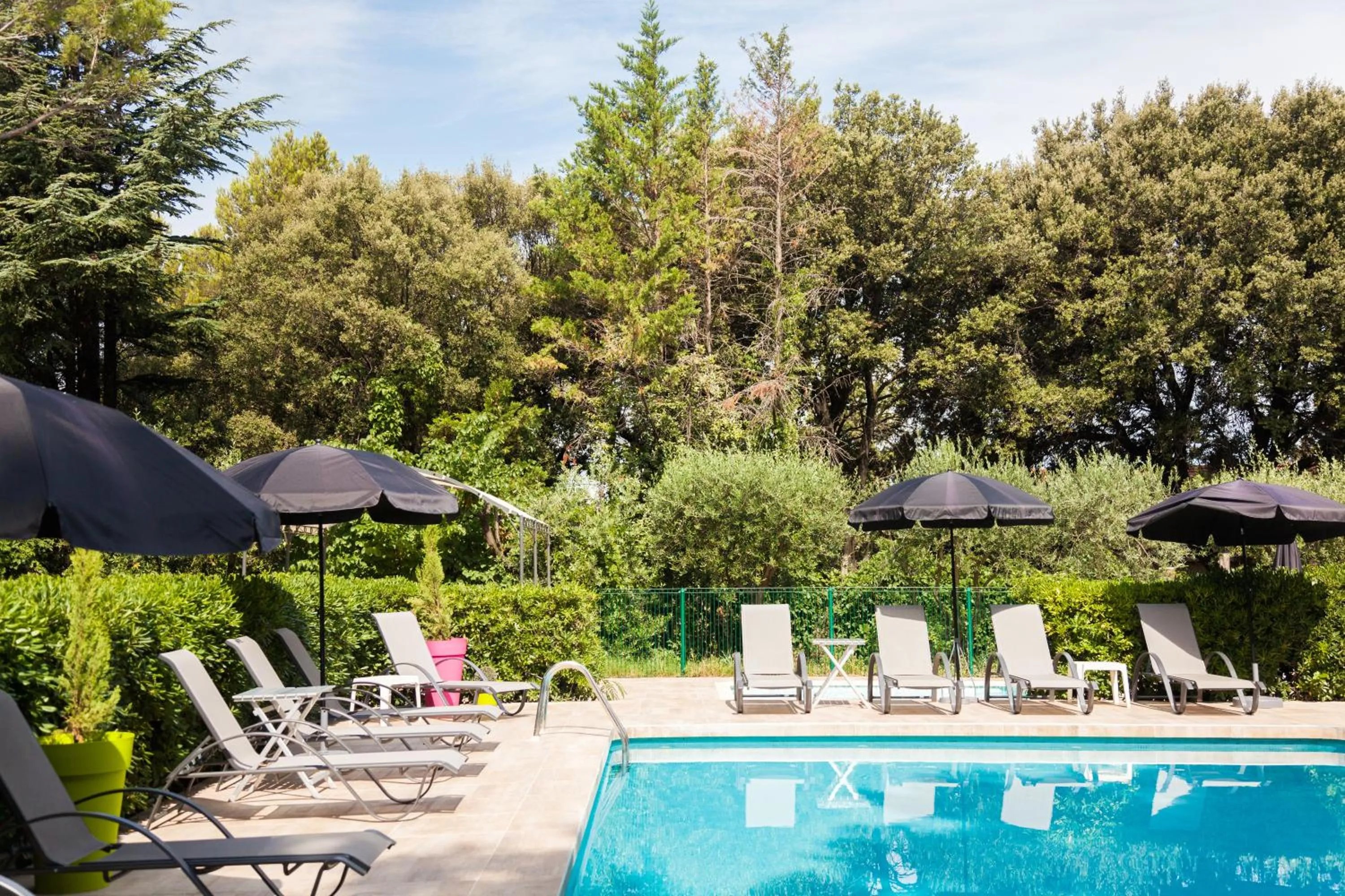 Balcony/Terrace in Le Petit Manoir Hotel Provence