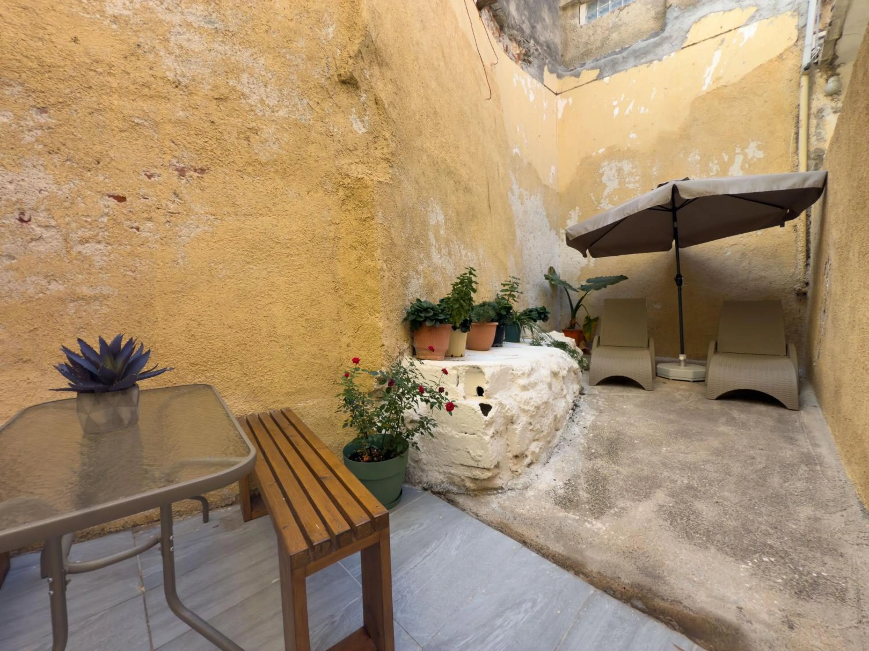 Patio in Deluxe Suites