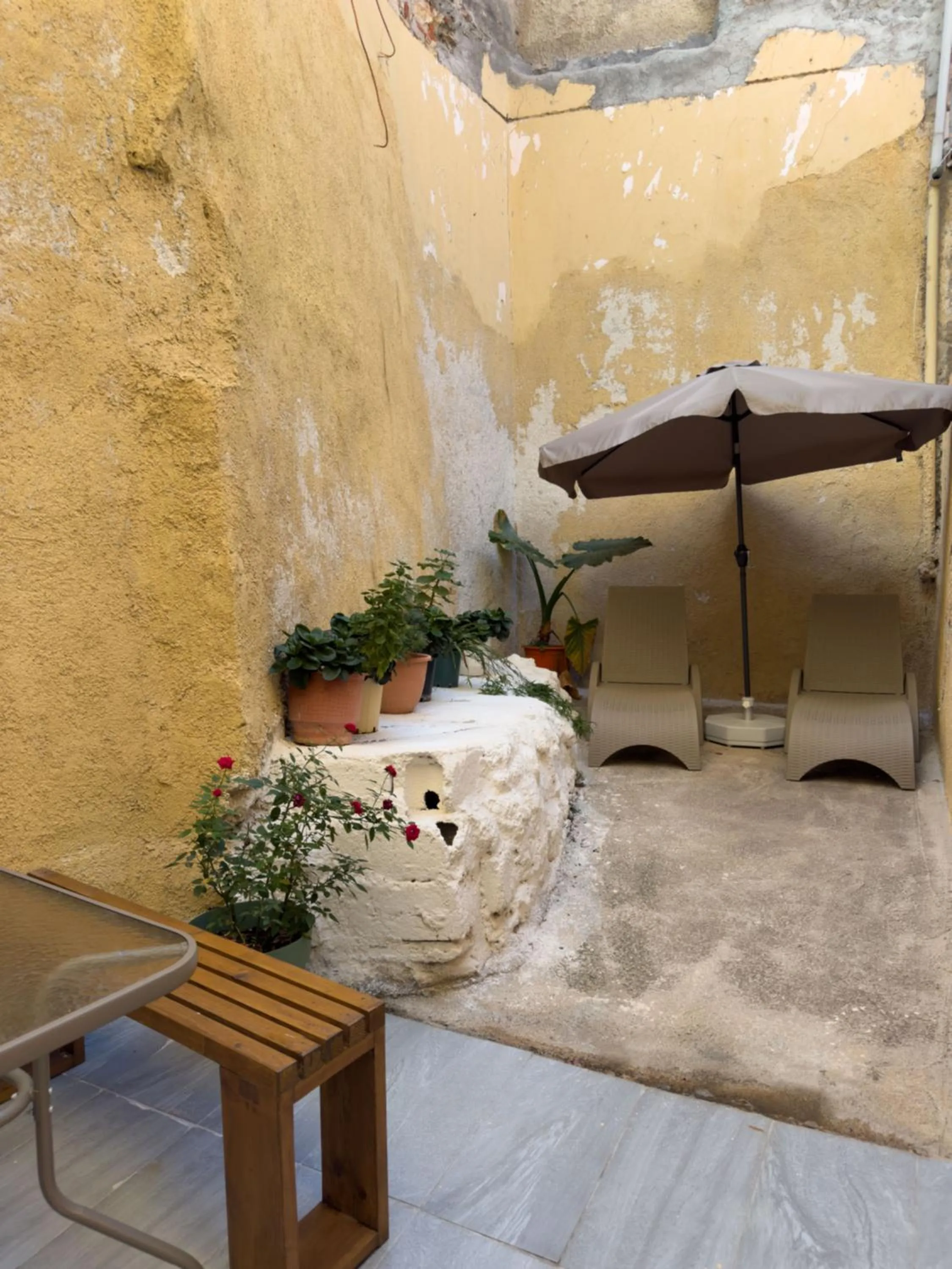 Patio in Deluxe Suites