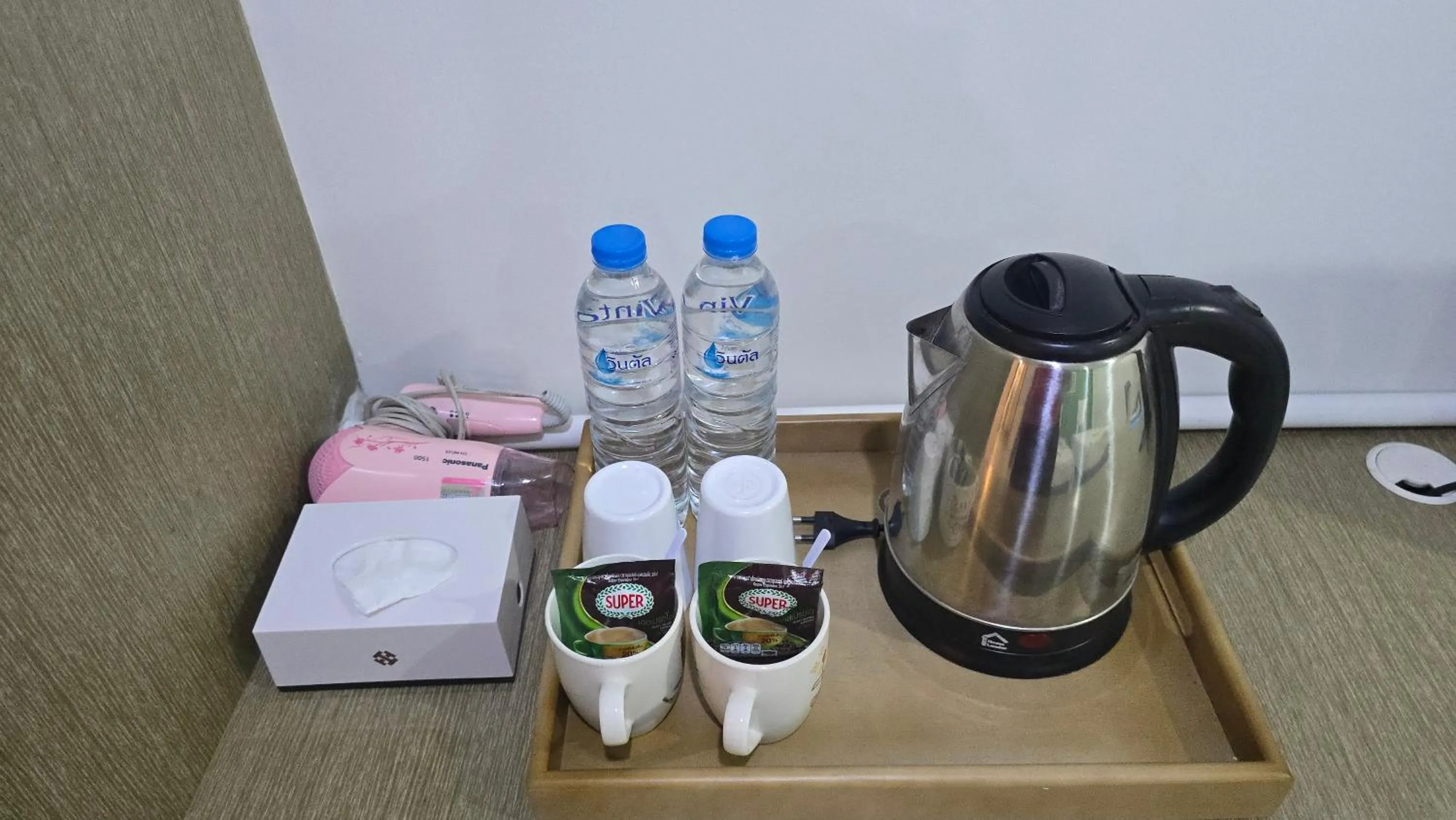 Coffee/tea facilities in Sleepstation at Pratunam